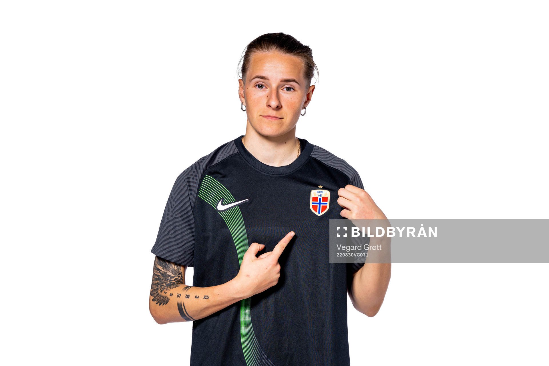 Goalkeeper Rugile Maria Rulyte of the Norwegian women’s