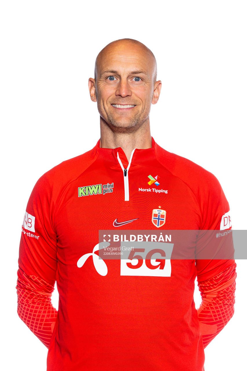 Per-Otto Ringstad, physio of the Norwegian women’s national football team, poses for a portrait on August 29, 2022 in Oslo. 