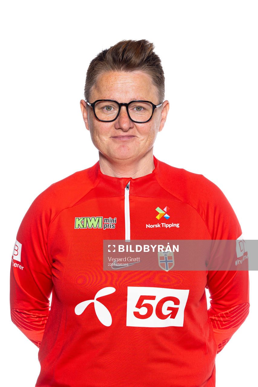 Monica Knudsen, assistant coach of the Norwegian women’s