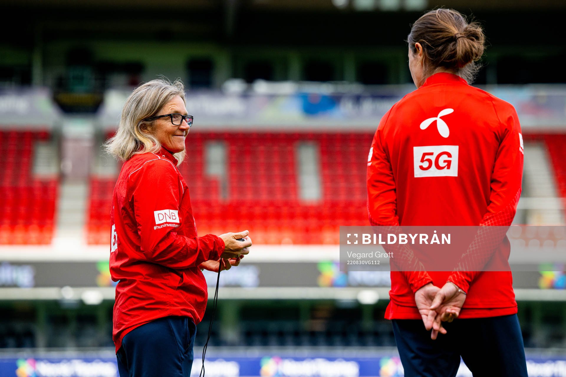 Hege Riise, head coach of the Norwegian women's national