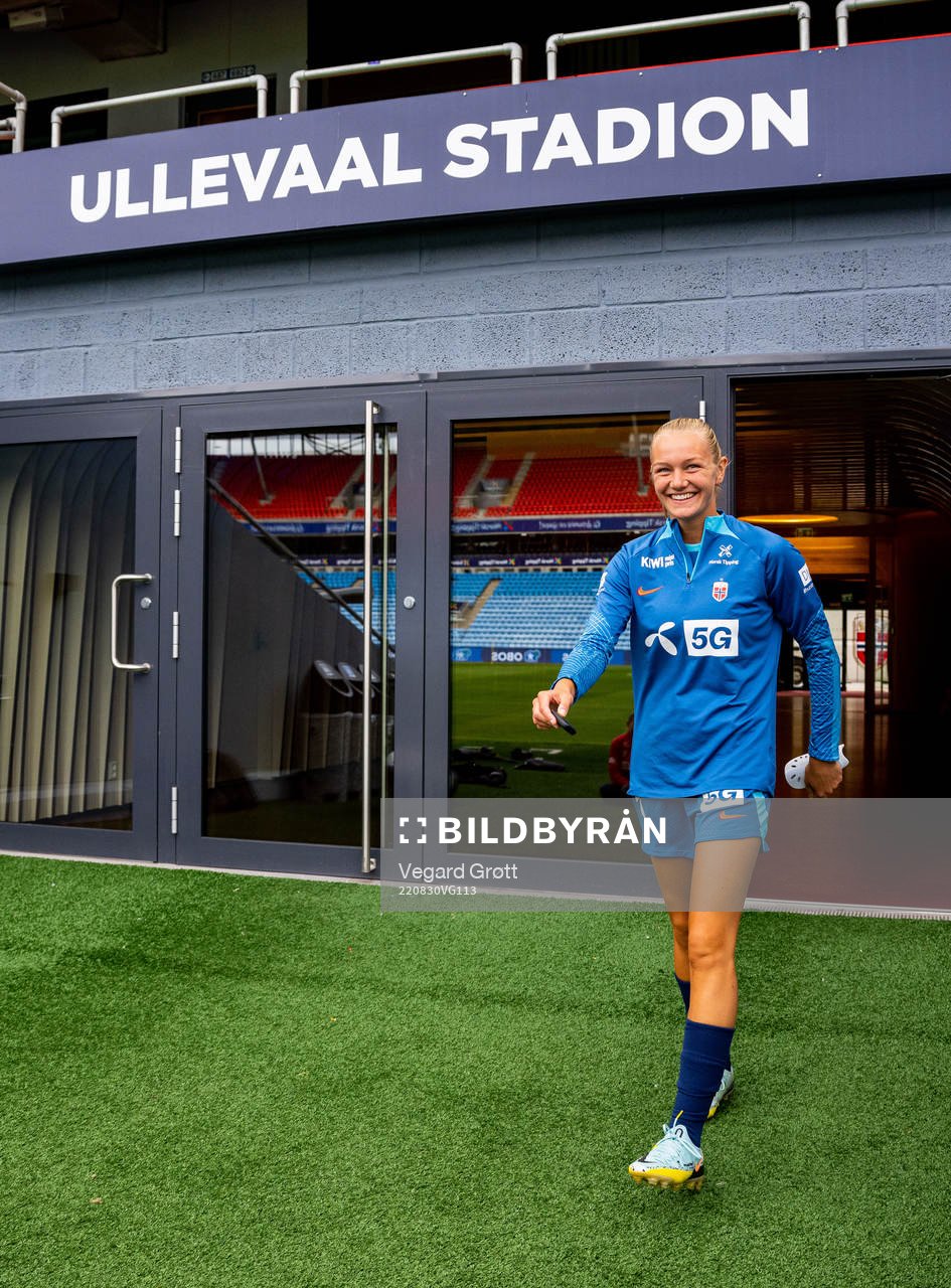 Frida Maanum of the Norwegian women's national football team