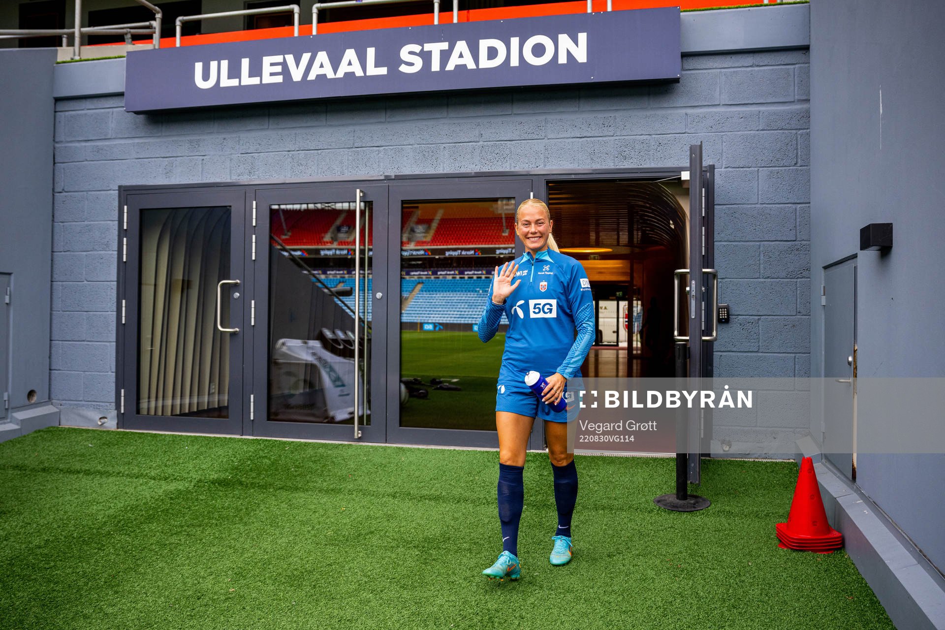 Guro Bergsvand of the Norwegian women's national football