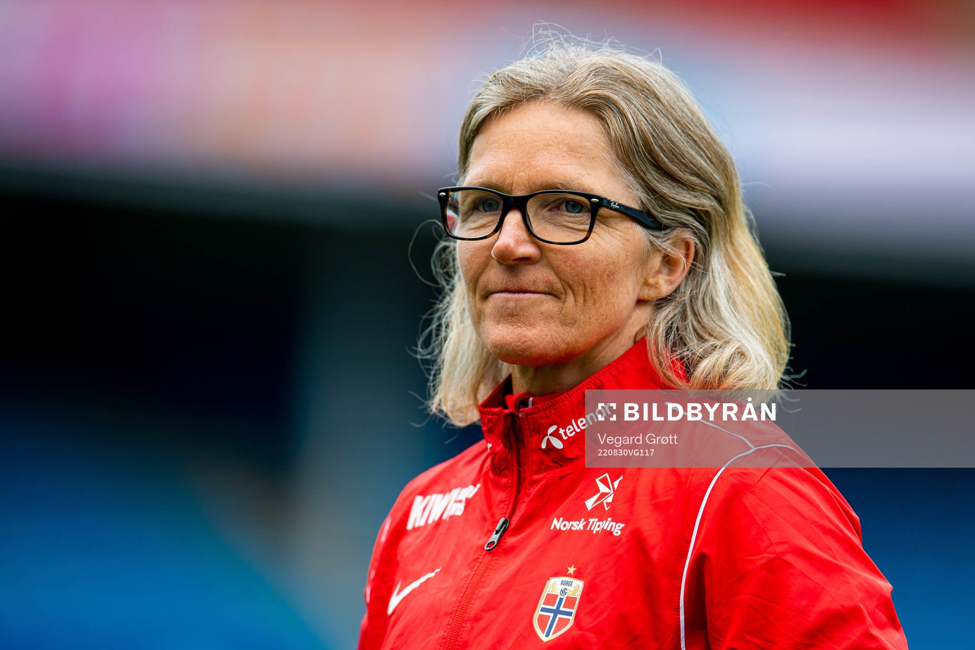 Hege Riise, head coach of the Norwegian women's national