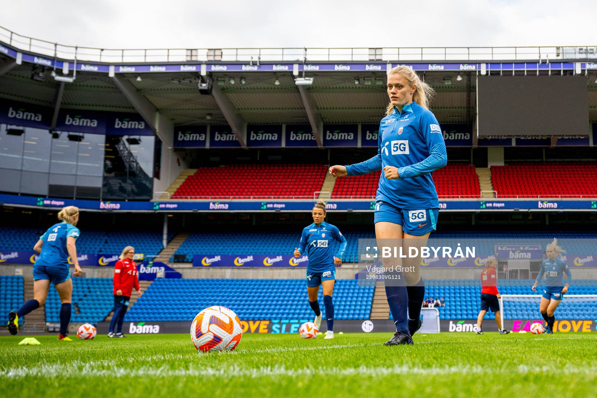 Mathilde Harviken of the Norwegian women's national