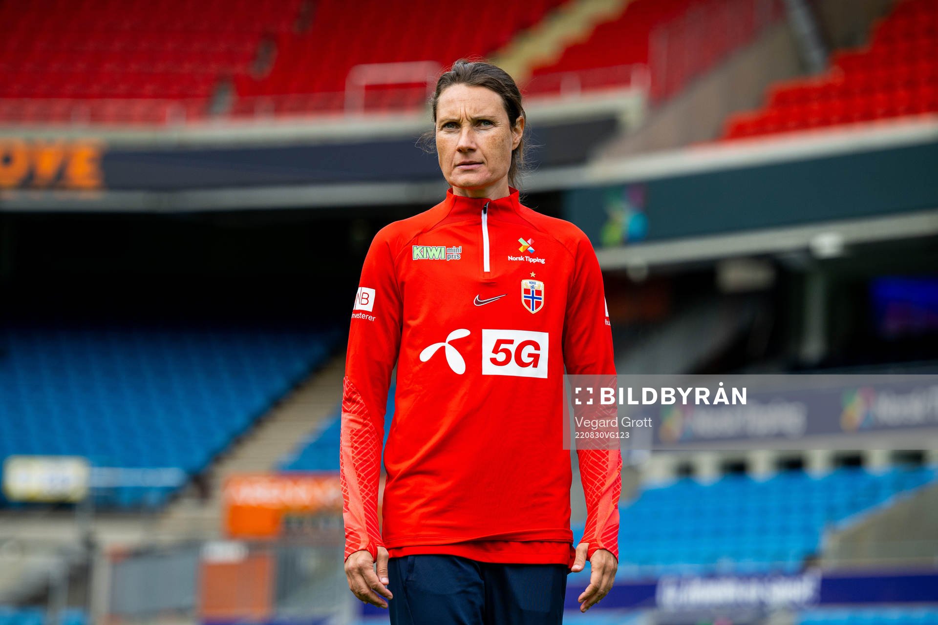 Ingvild Stensland, assistant coach of the Norwegian women's