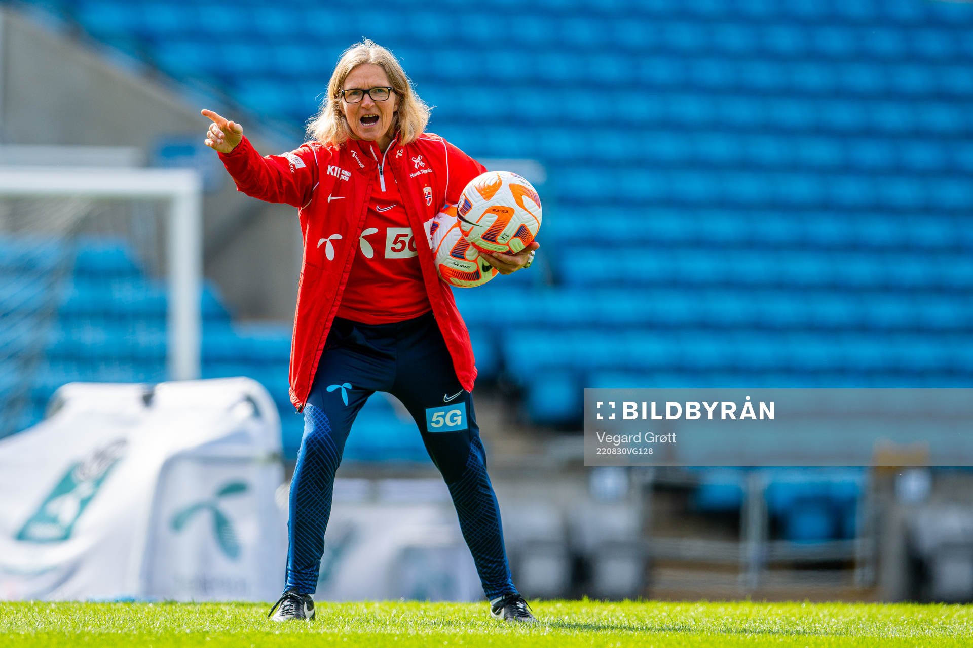 Hege Riise, head coach of the Norwegian women's national