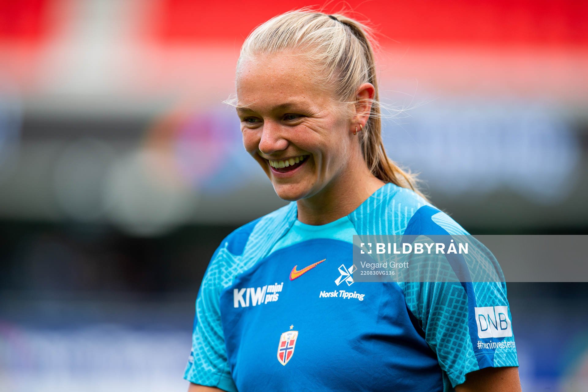 Frida Maanum of the Norwegian women's national football team