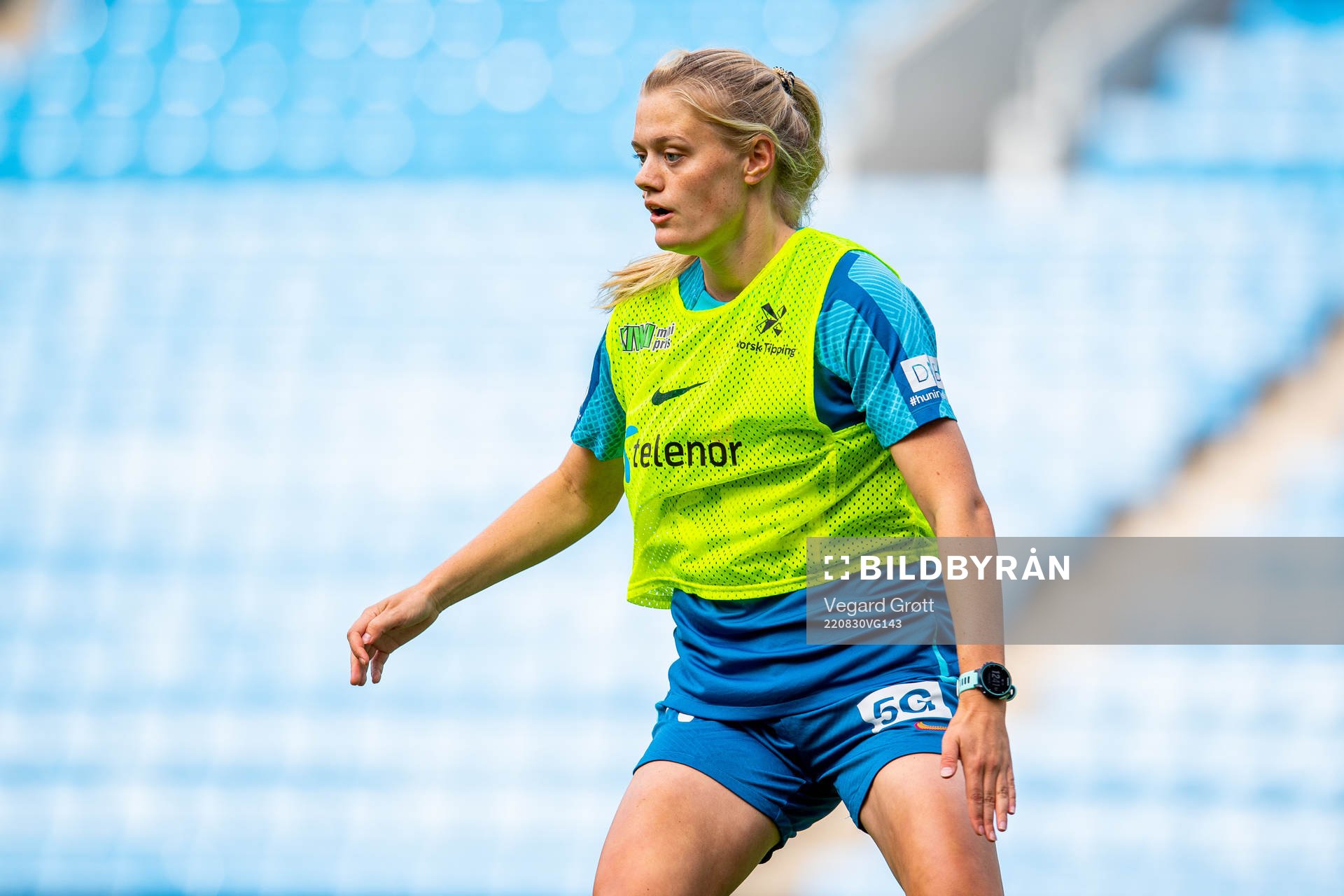 Mathilde Harviken of the Norwegian women's national