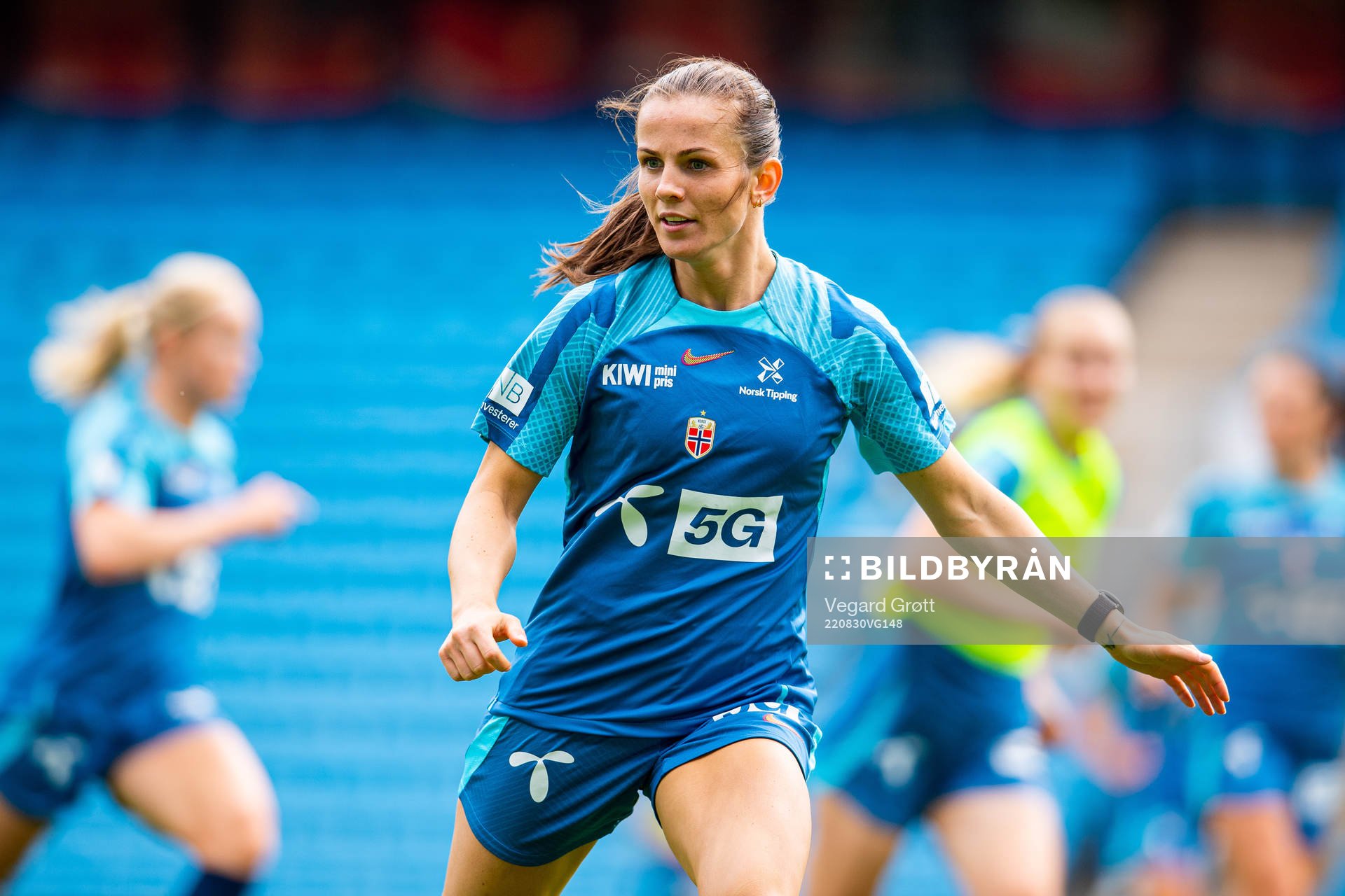 Tuva Hansen of the Norwegian women's national football team