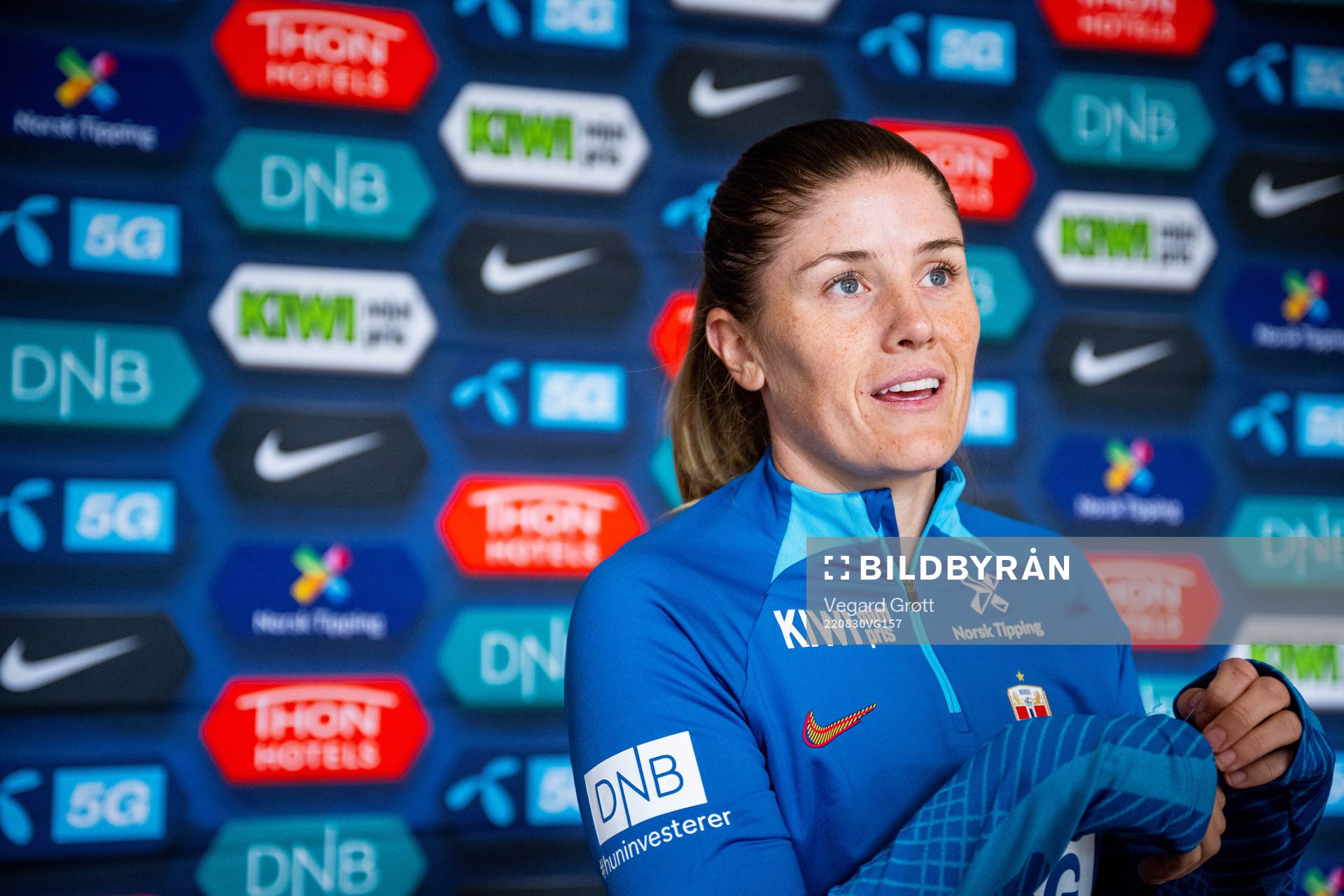 Maren Mjelde of the Norwegian women's national football team
