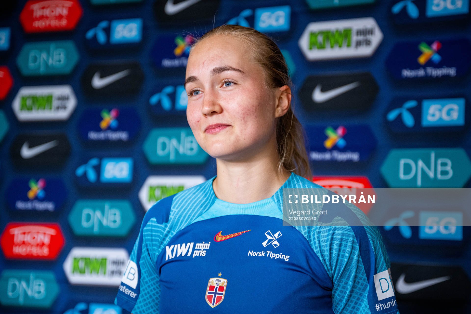 Noor Hoelsbrekken Eckhoff of the Norwegian women's national