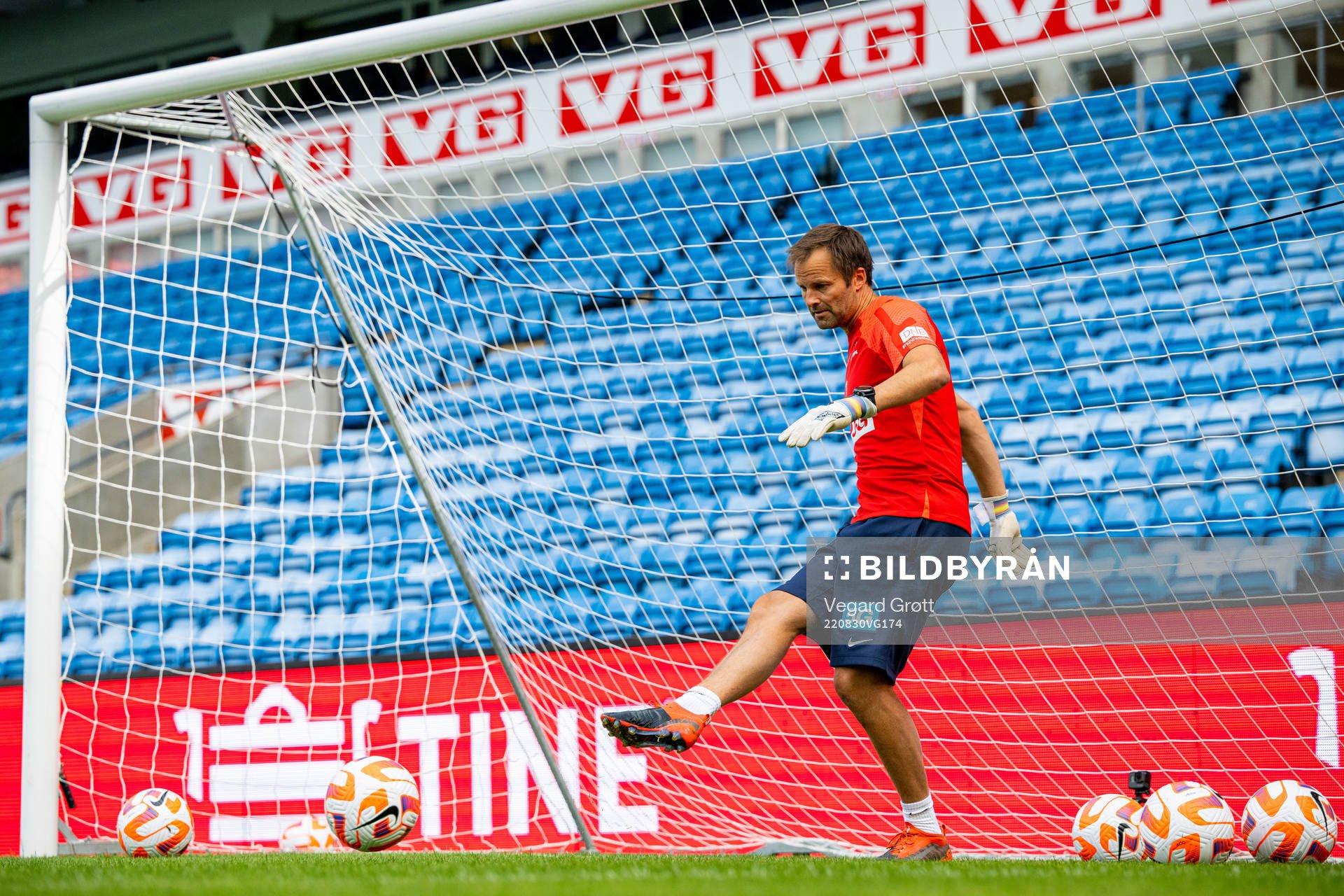 Jon Knudsen, goalkeeper coach of the Norwegian women's