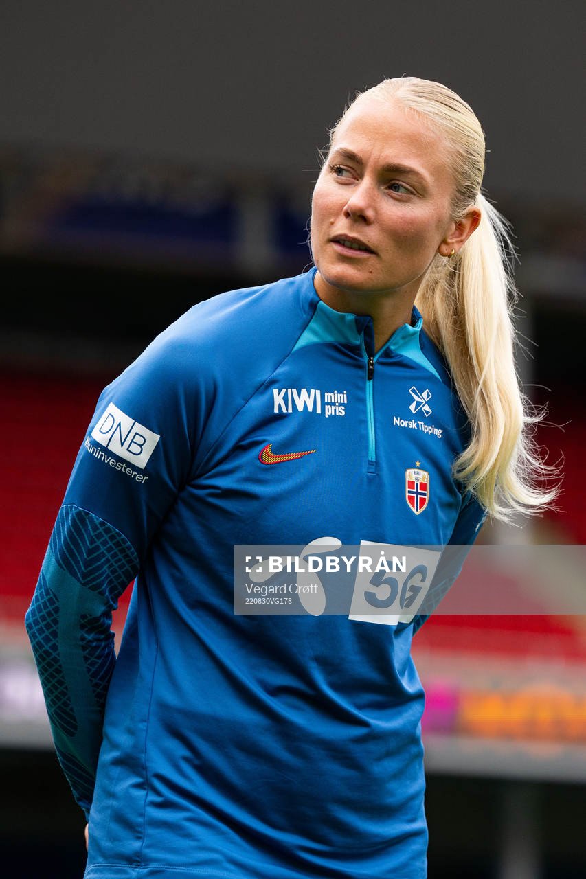 Guro Bergsvand of the Norwegian women's national football