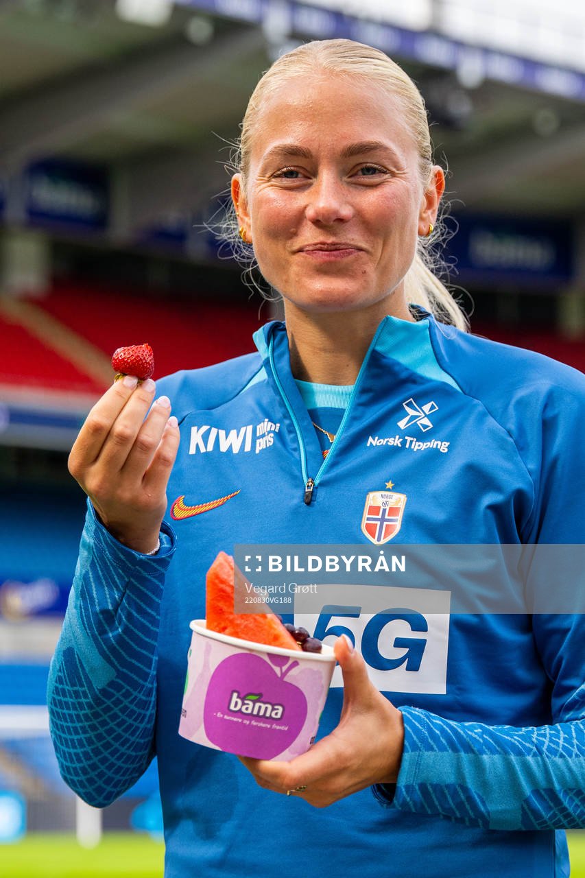 Guro Bergsvand of the Norwegian women's national football