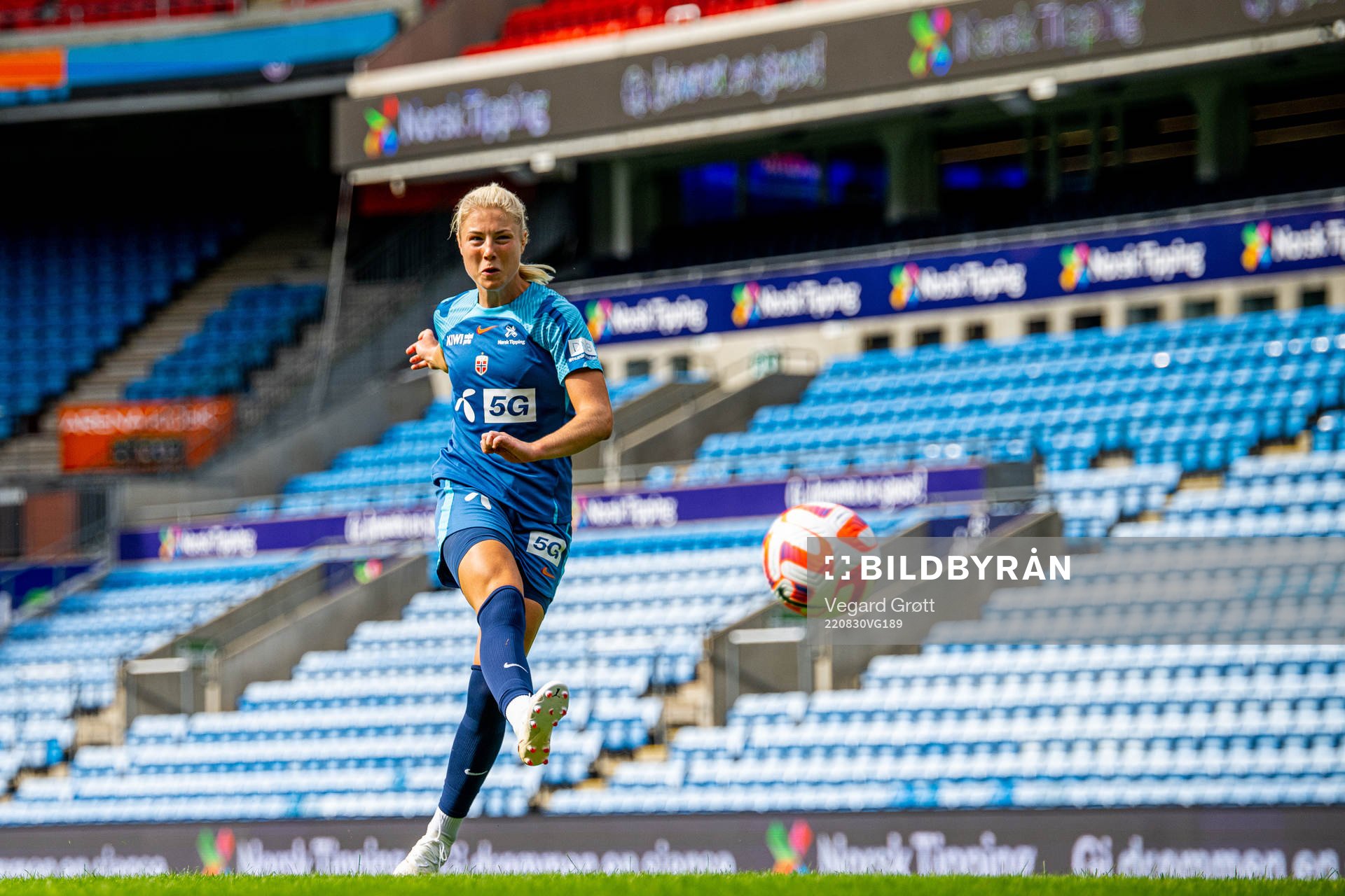 Sophie Román Haug of the Norwegian women's national