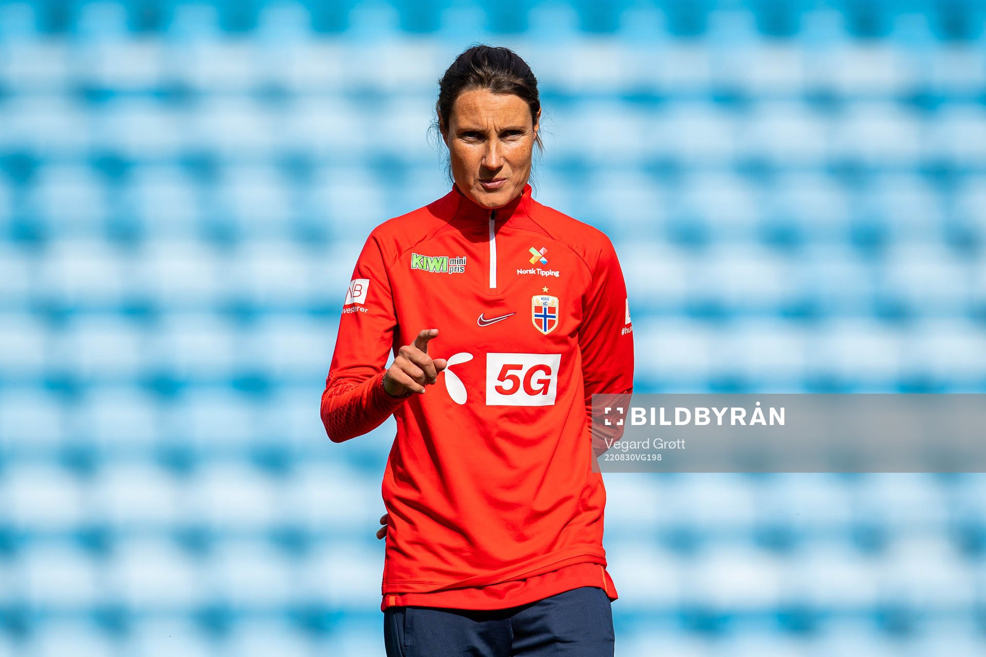 Ingvild Stensland, assistant coach of the Norwegian women's