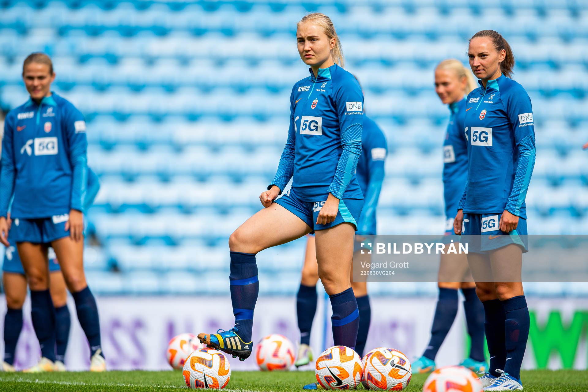 Noor Hoelsbrekken Eckhoff of the Norwegian women's national