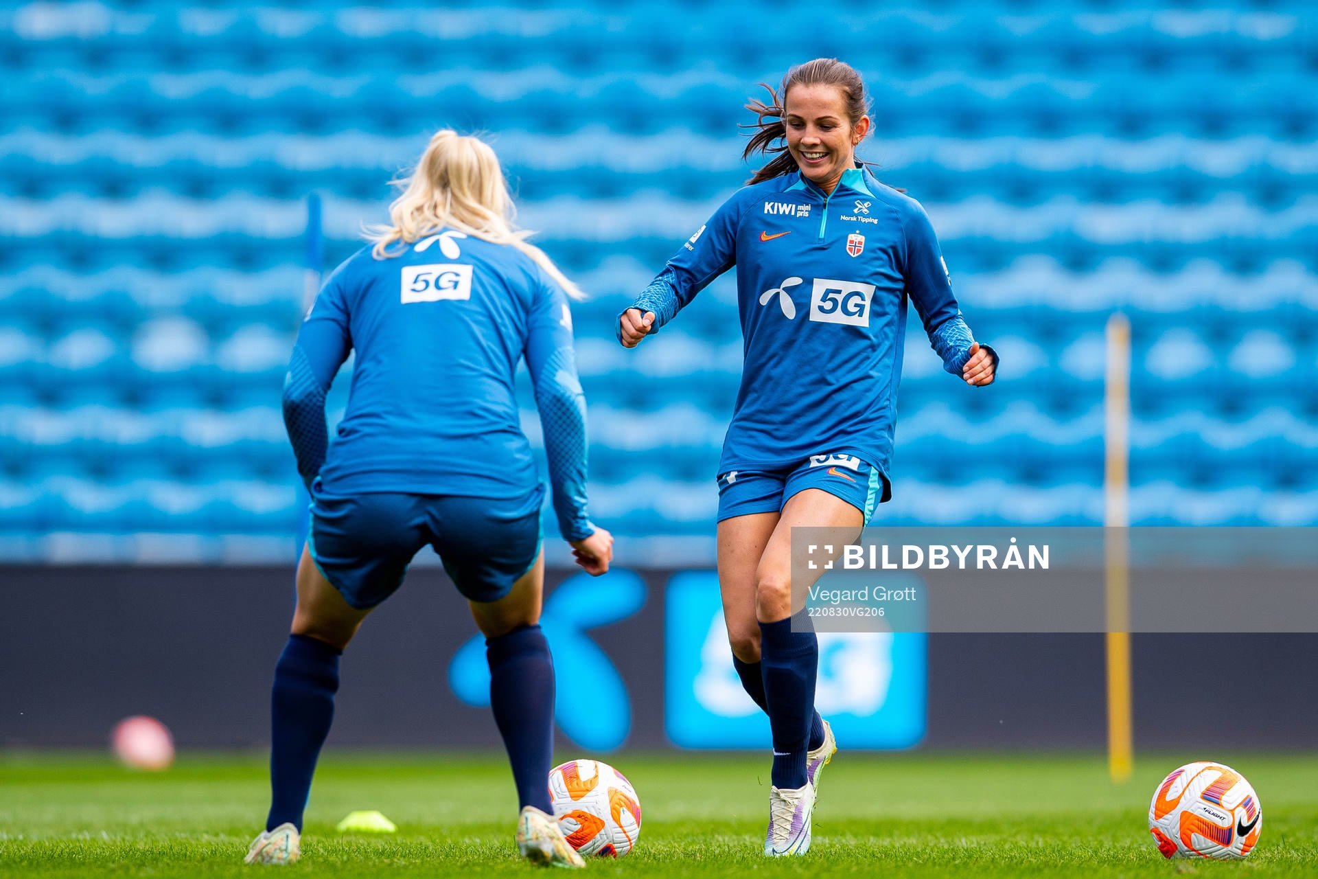 Tuva Hansen of the Norwegian women's national football team