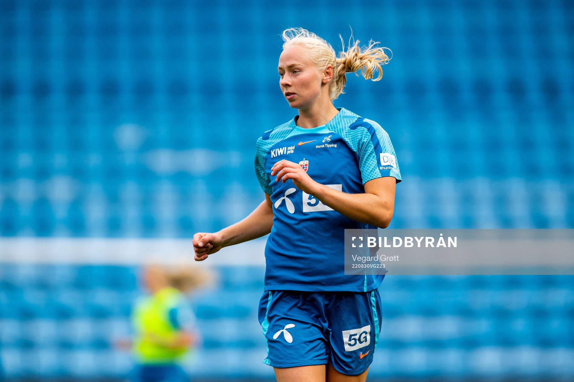 Sara Hørte of the Norwegian women's national football team