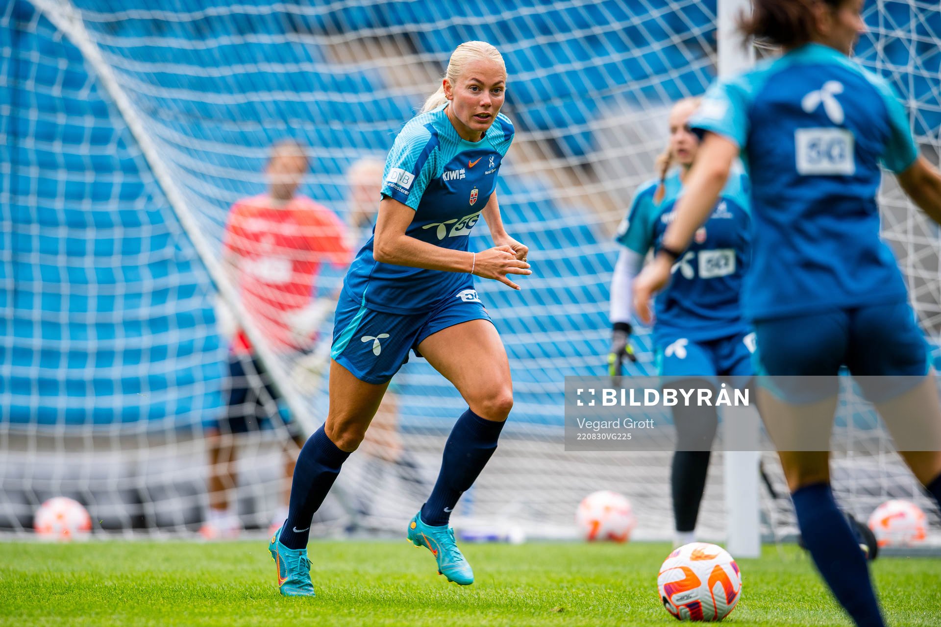 Guro Bergsvand of the Norwegian women's national football