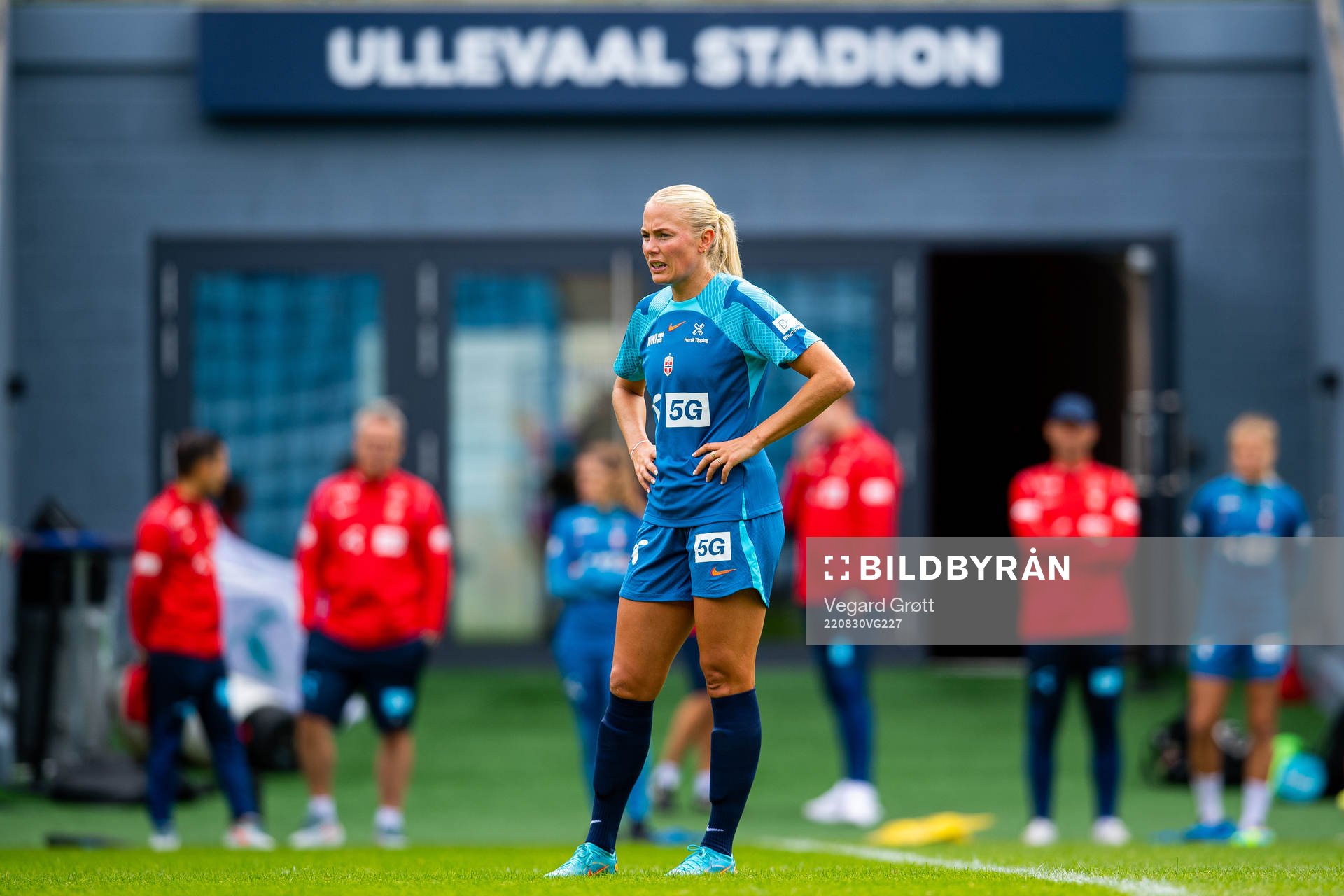Guro Bergsvand of the Norwegian women's national football