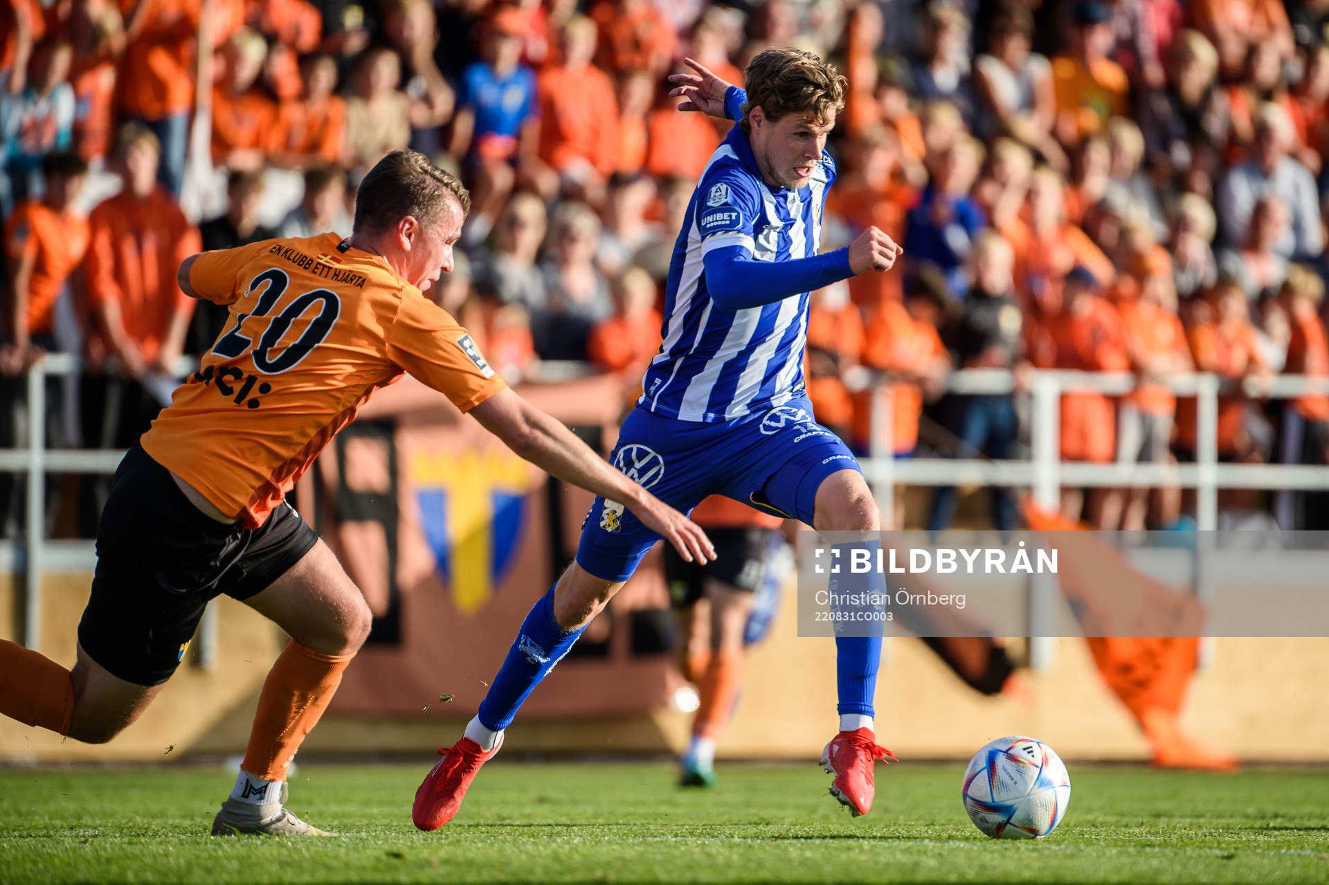 Torns IFs Ludvig Bergman och IFK Göteborgs Gustaf Norlin