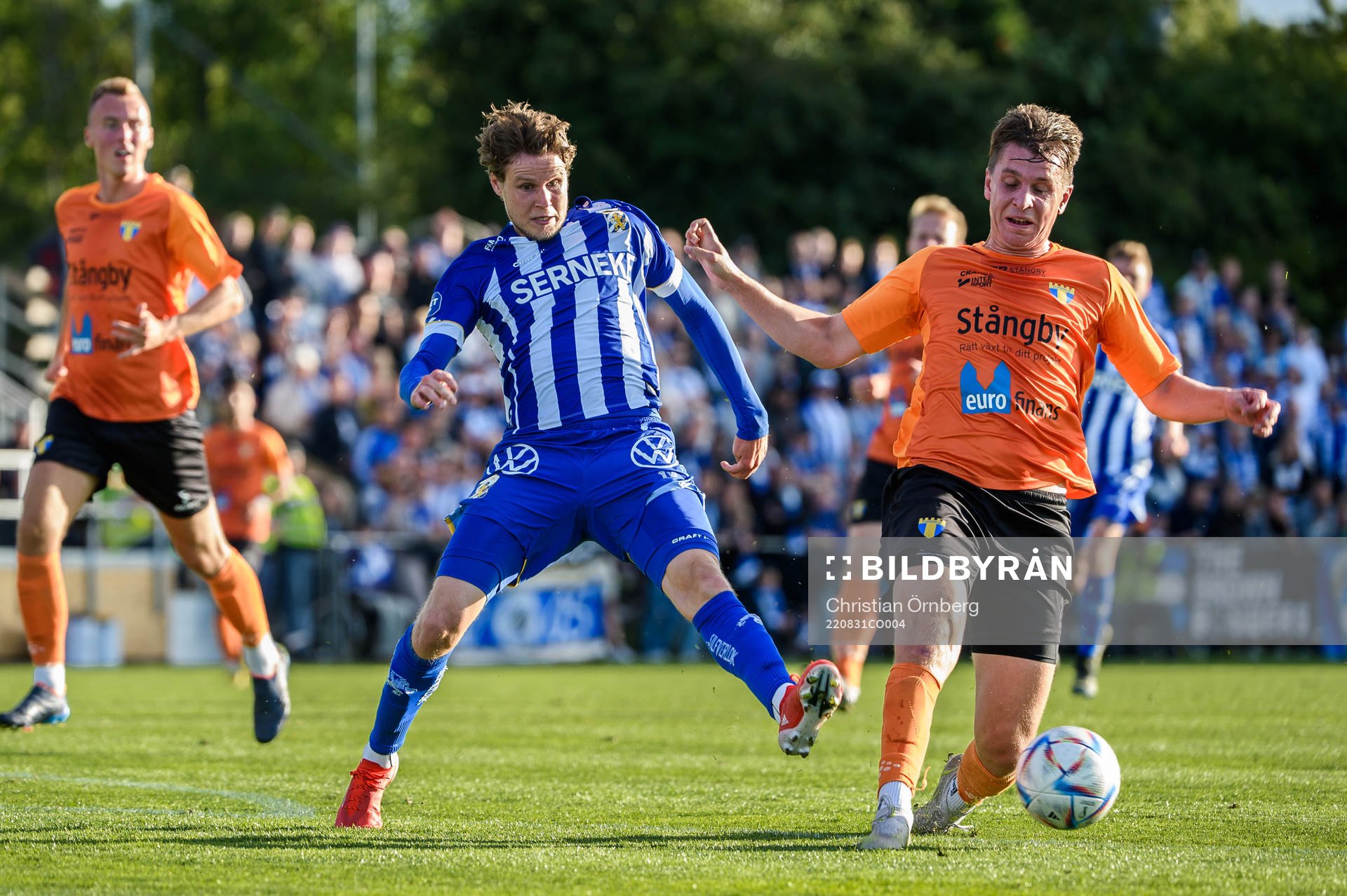 IFK Göteborgs Gustaf Norlin och Torns IFs Ludvig Bergman