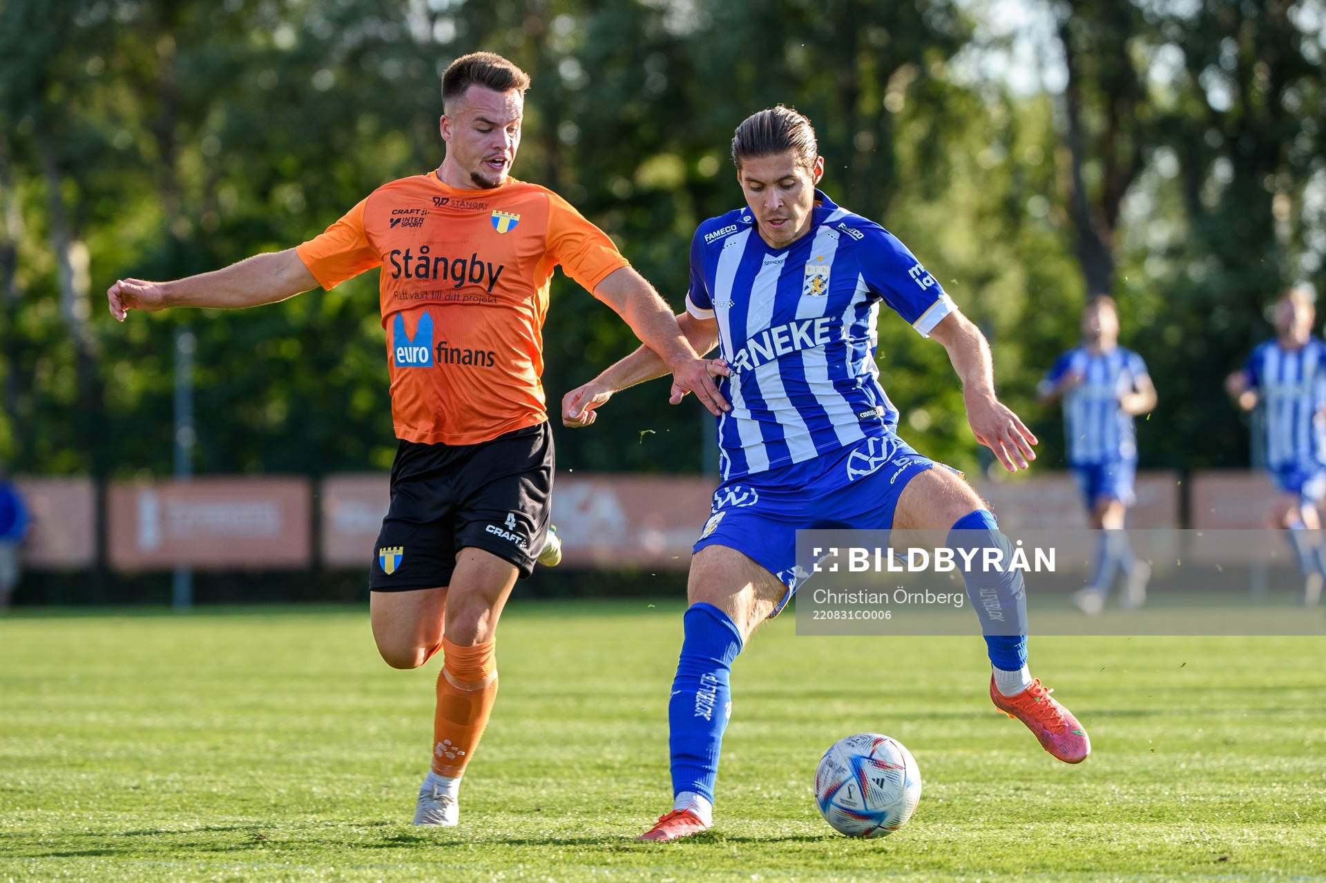 Torns IFs Kevin Robert och IFK Göteborgs Eman Markovic