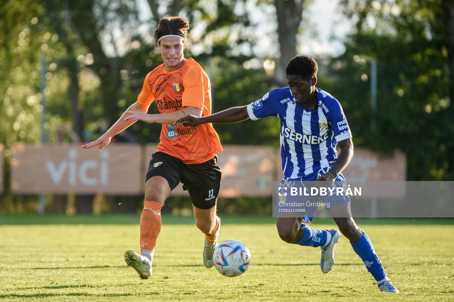 Torns IFs Joakim Engström och IFK Göteborgs Abundance