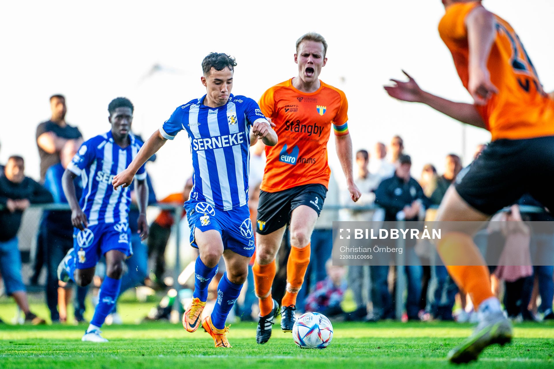 IFK Göteborgs Hussein Carneil mot Torns Adam Olofsson