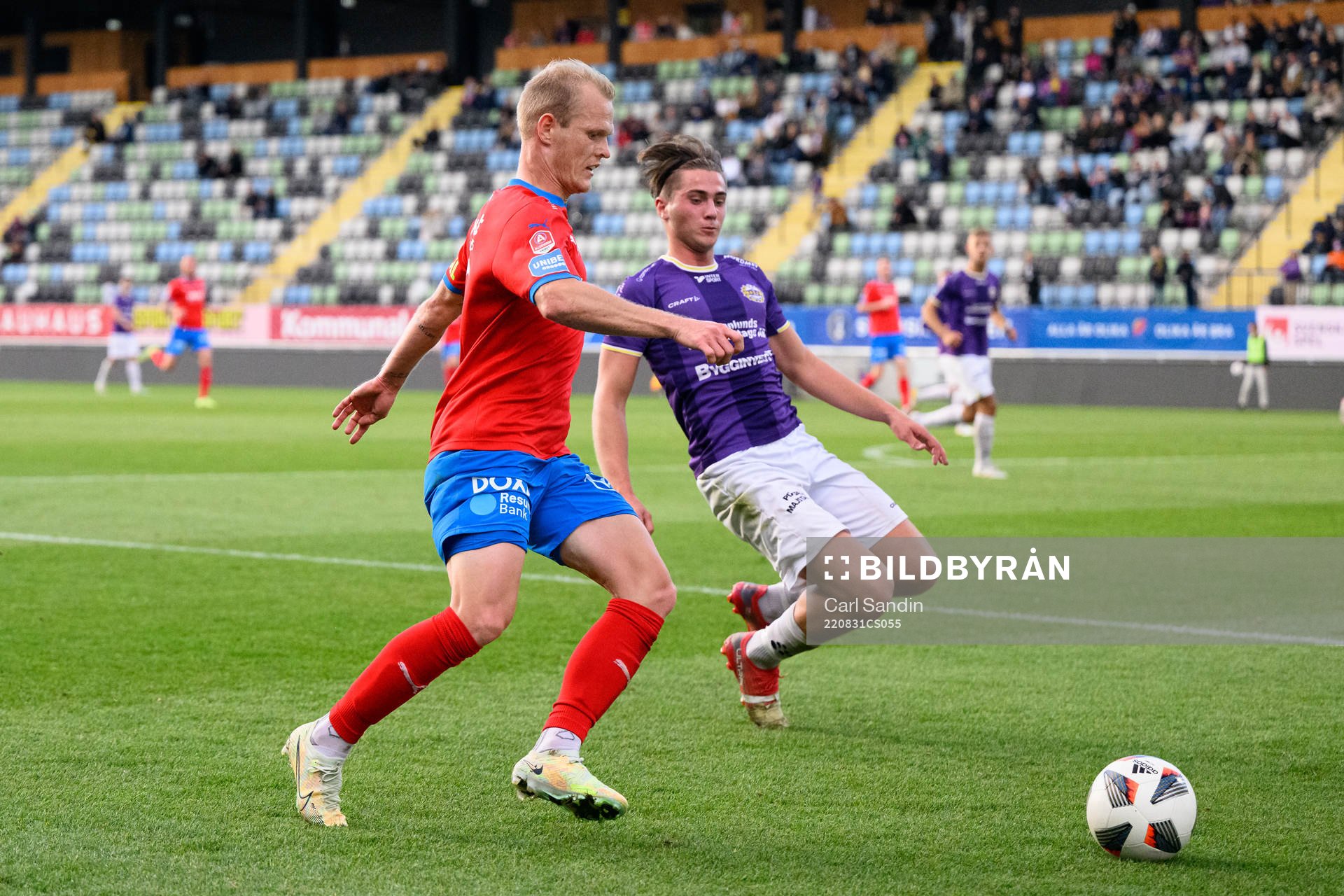 Helsingborgs Philip Rejnhold och IK Tords Hugo Lyck