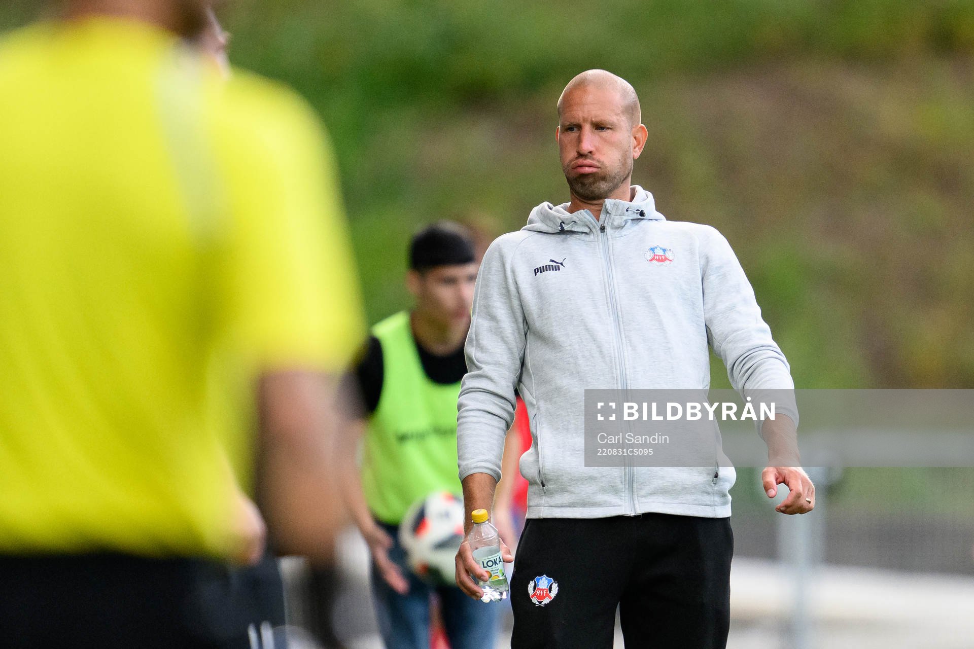 Helsingborgs tränare Mattias Lindström