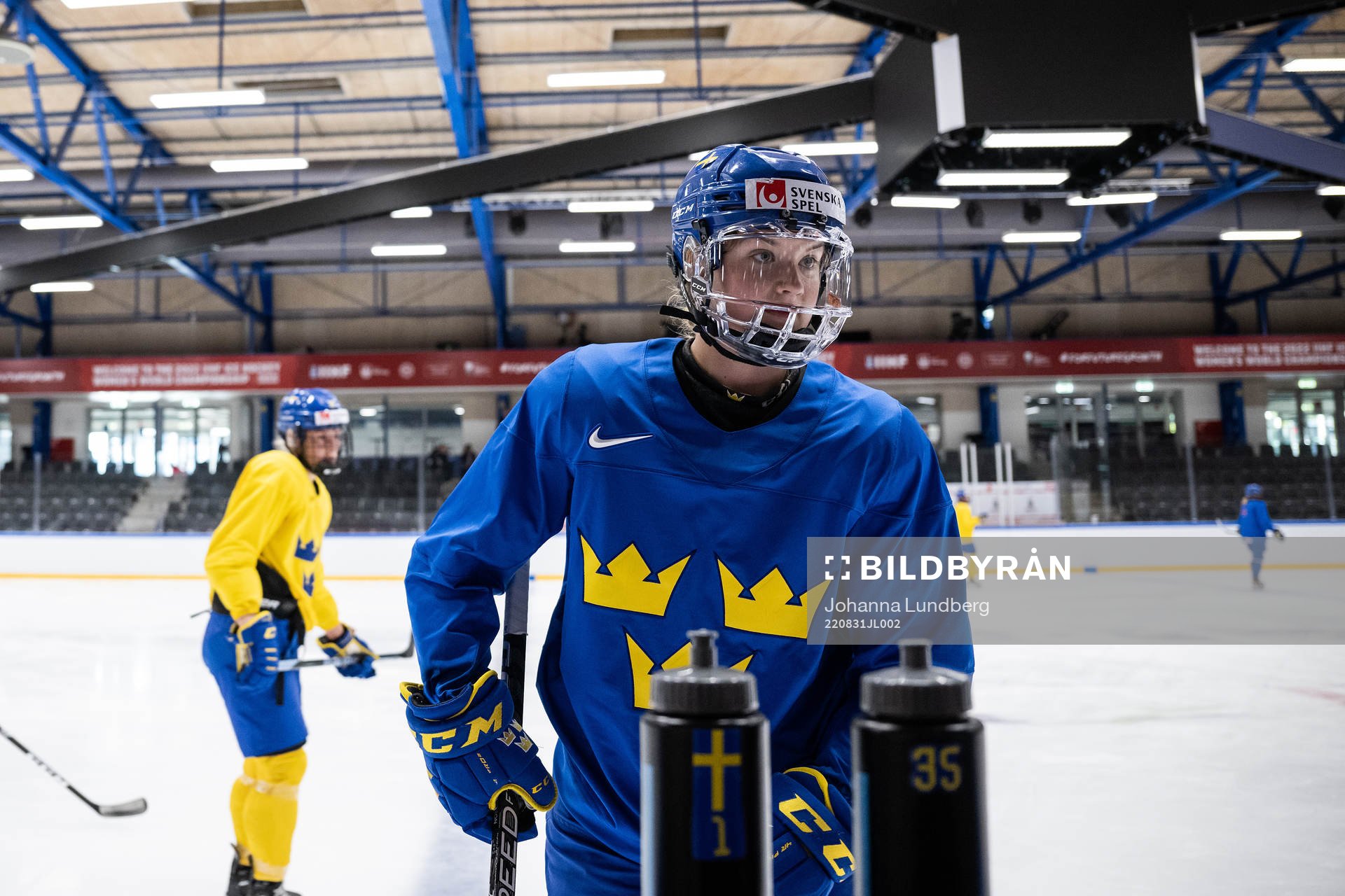 Ebba Berglund of Sweden at a practice session