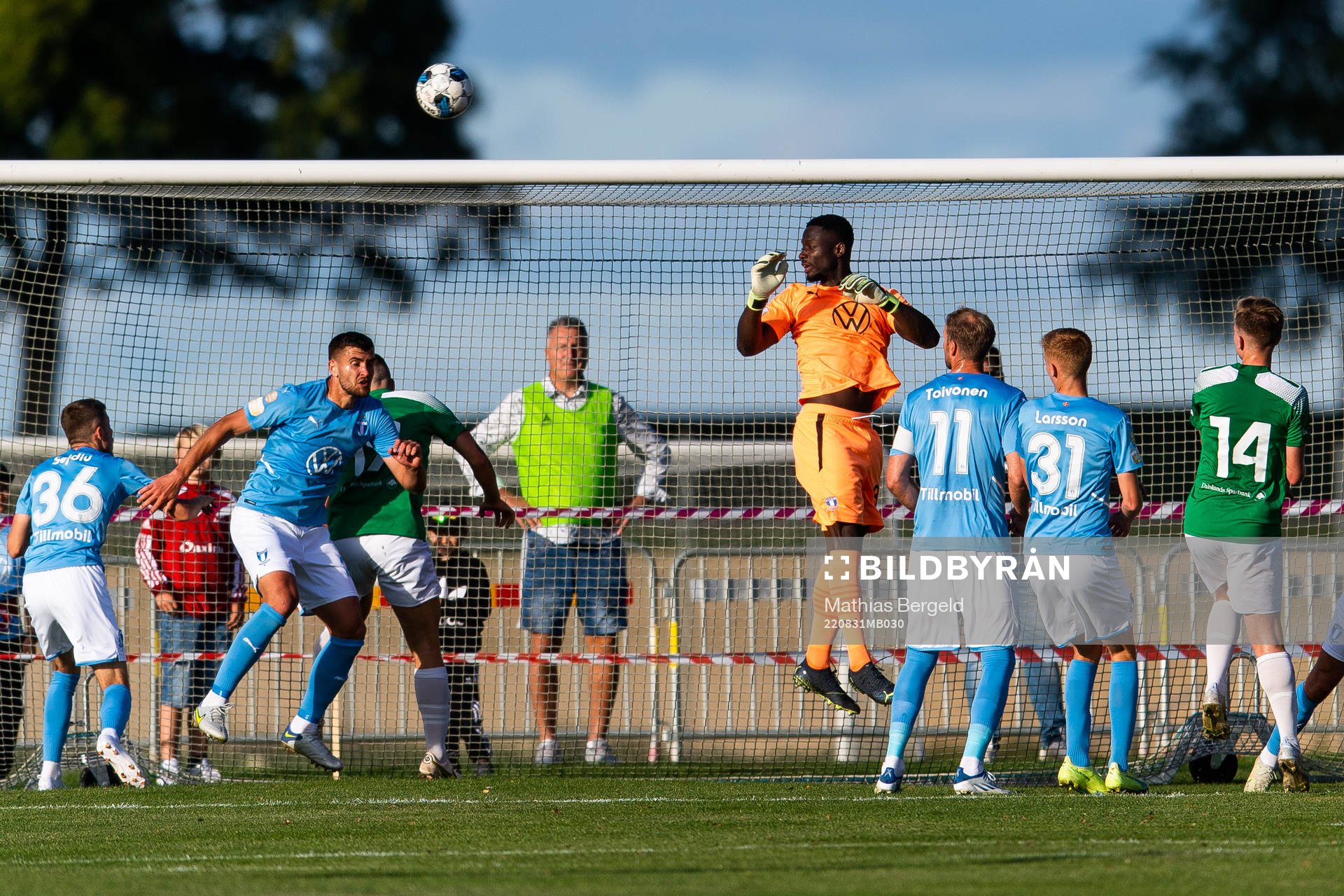 Malmö FFs målvakt Ismael Diawara