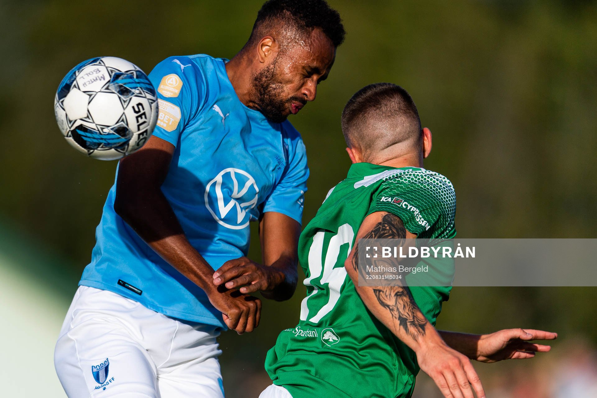 Malmö FFs Isaac Kiese Thelin och Brålandas Marcus