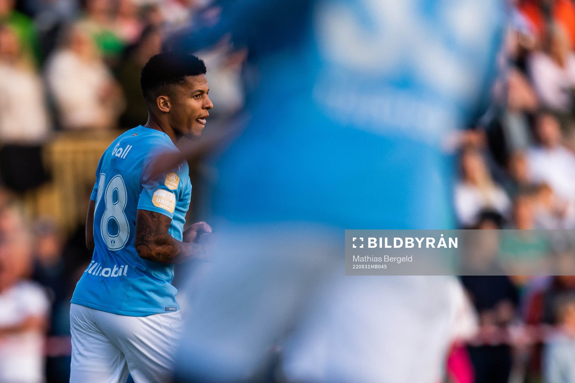 Malmö FFs Romain Gall jublar