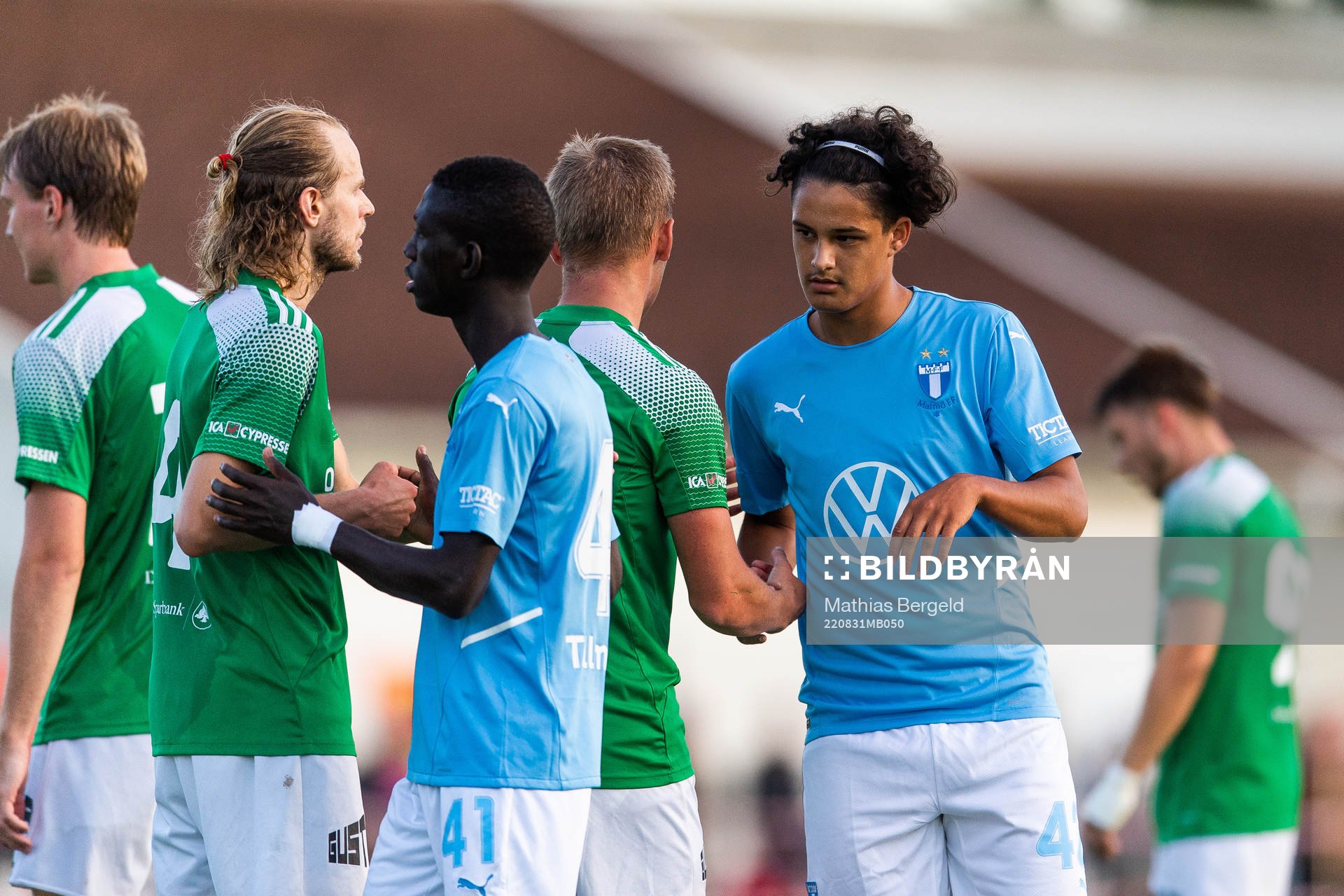 Brålandas Gabriel Elouni och Malmö FFs Mamadou Ousmane
