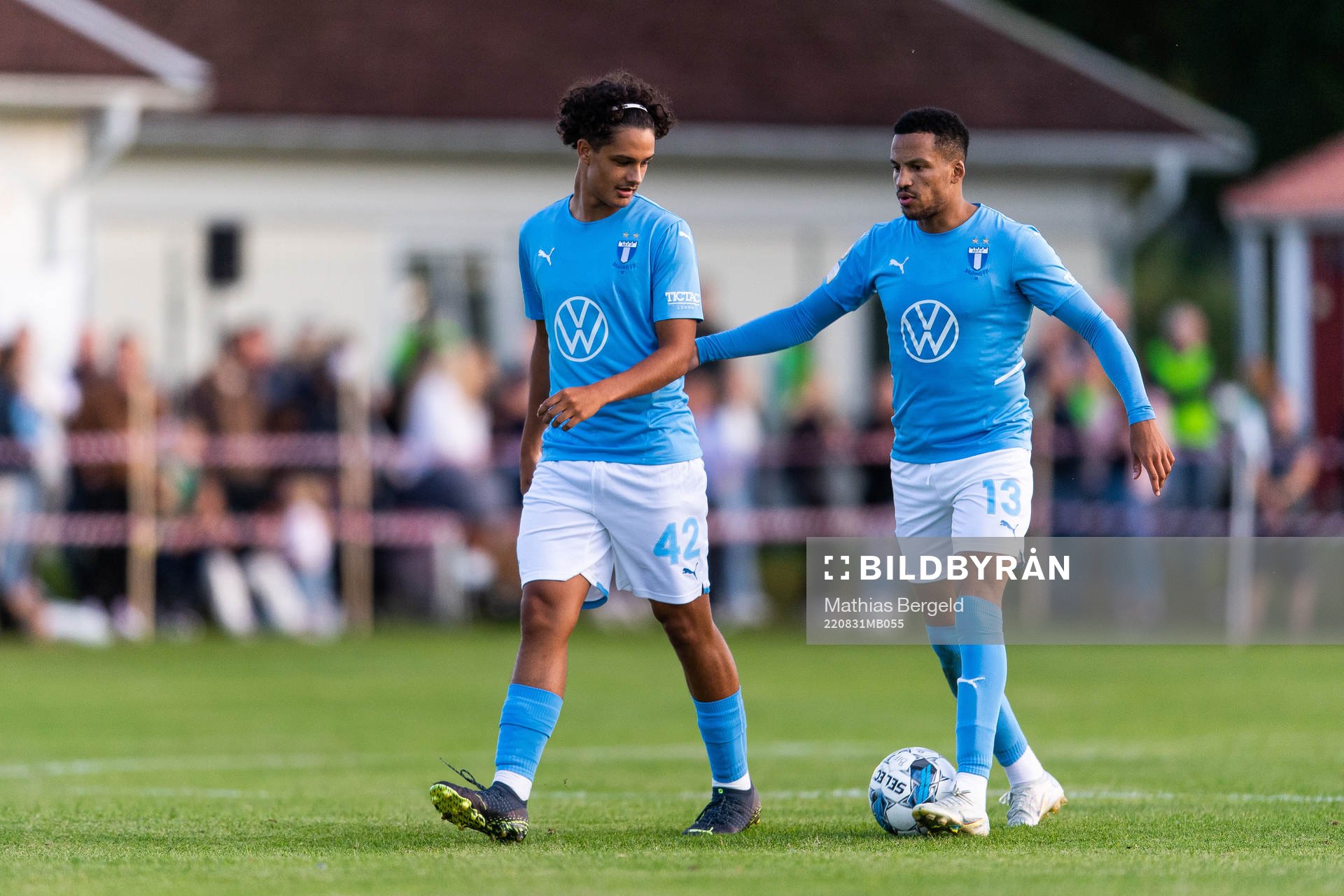 Malmö FFs André Alvarez Perez och Martin Olsson
