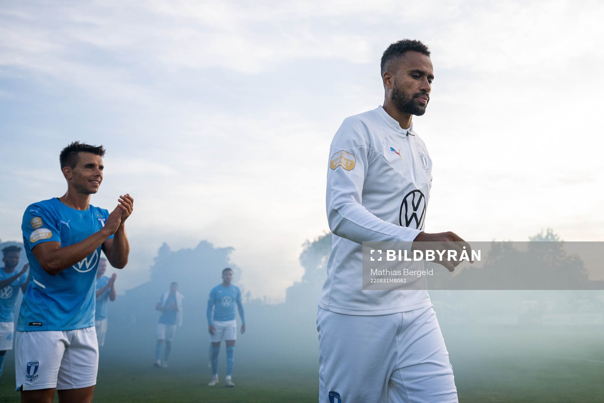 Malmö FFs Jonas Knudsen och Isaac Kiese Thelin