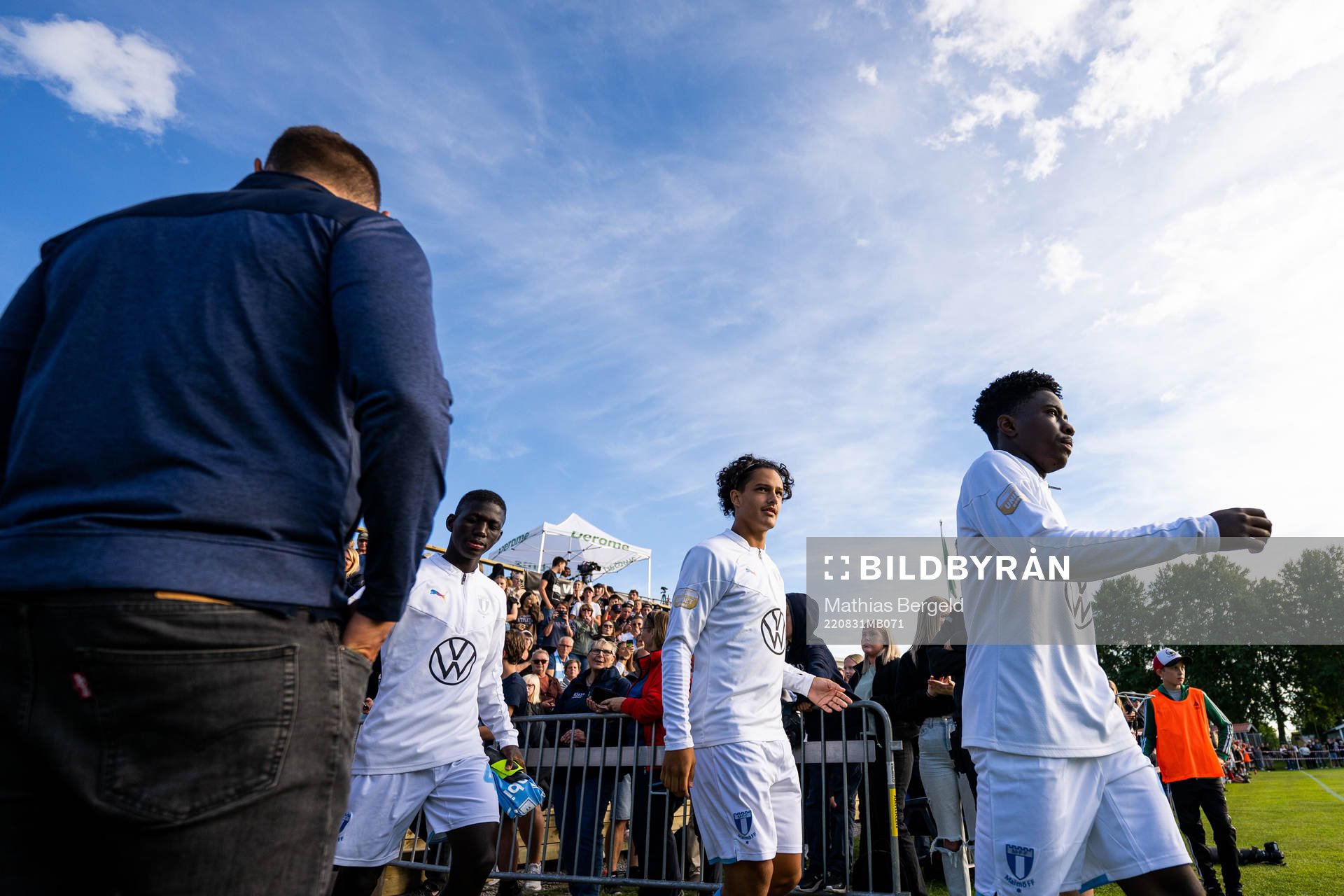 Malmö FFs Mamadou Ousmane Diagne, André Alvarez Perez och