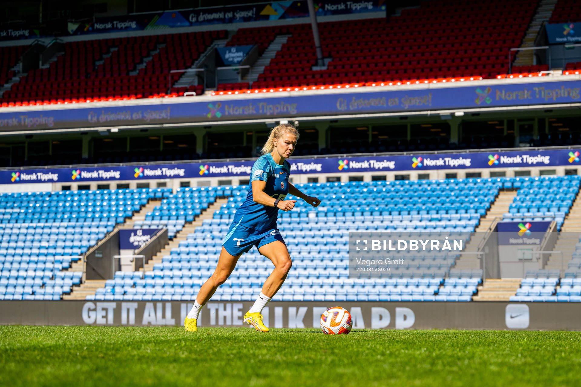 Ada Hegerberg of the Norwegian women's national football