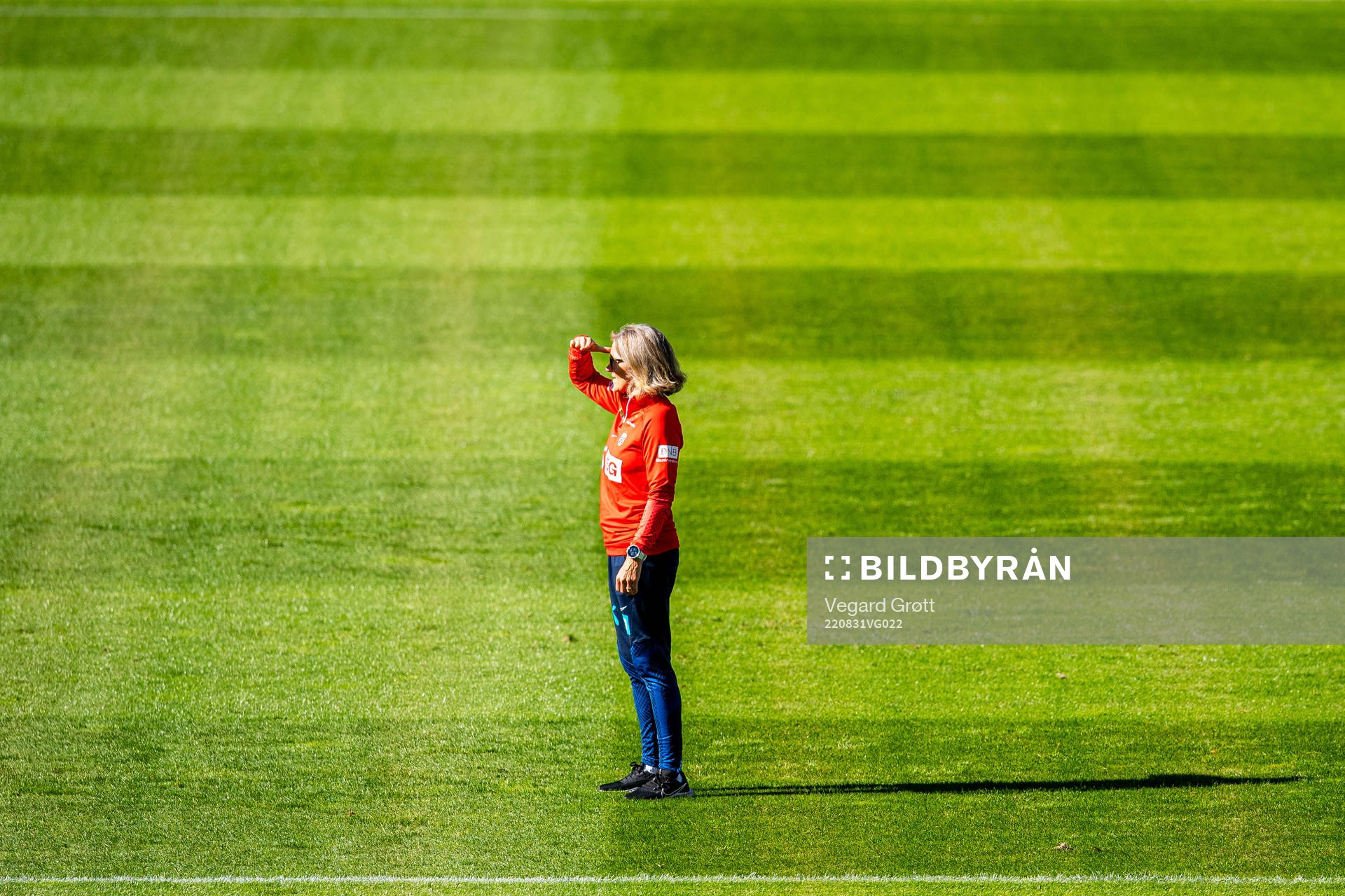 Hege Riise, head coach of the Norwegian women's national