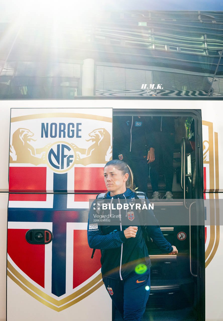 Maren Mjelde of the Norwegian women's national football team