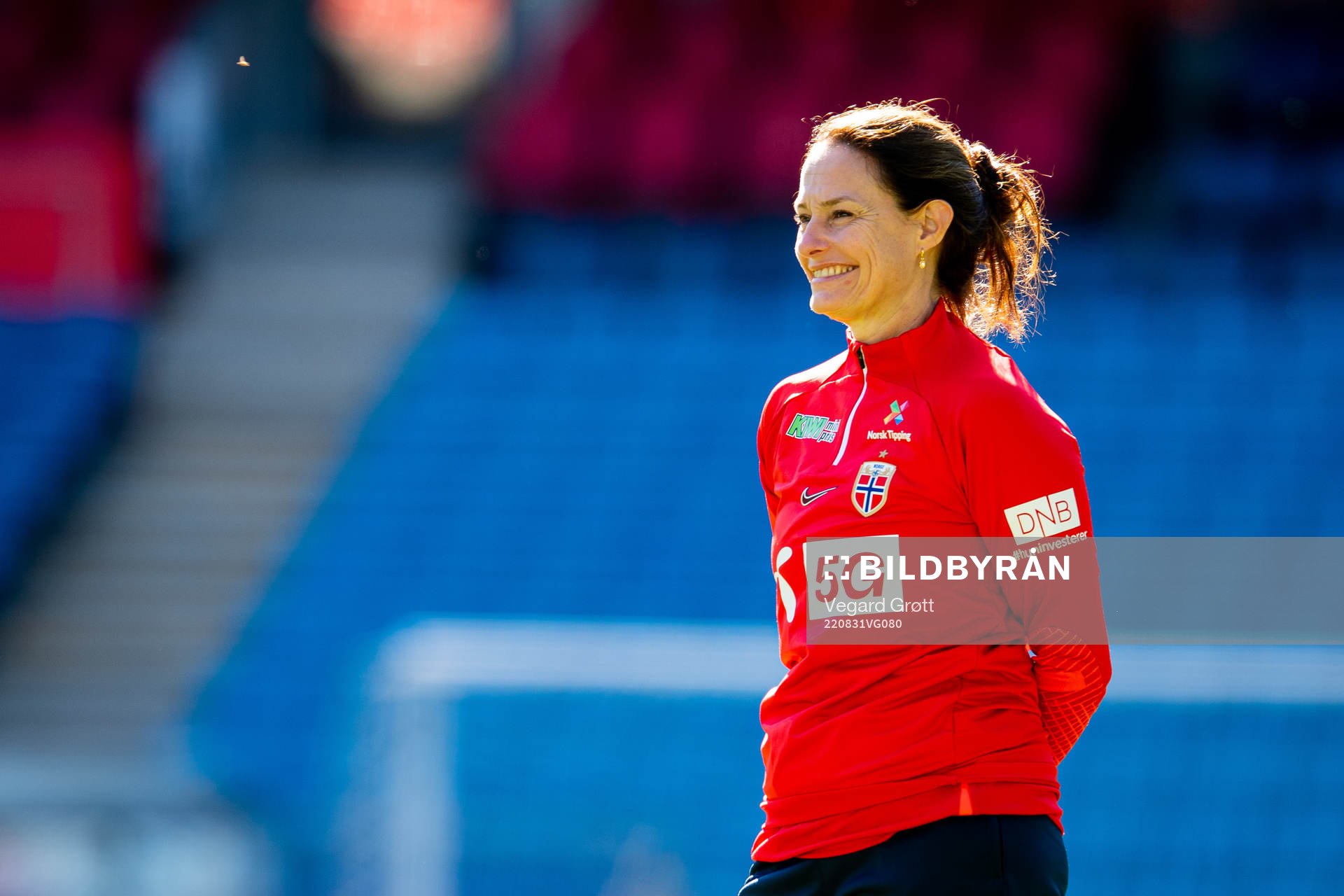 Margareta Endresen, physio of the Norwegian women's