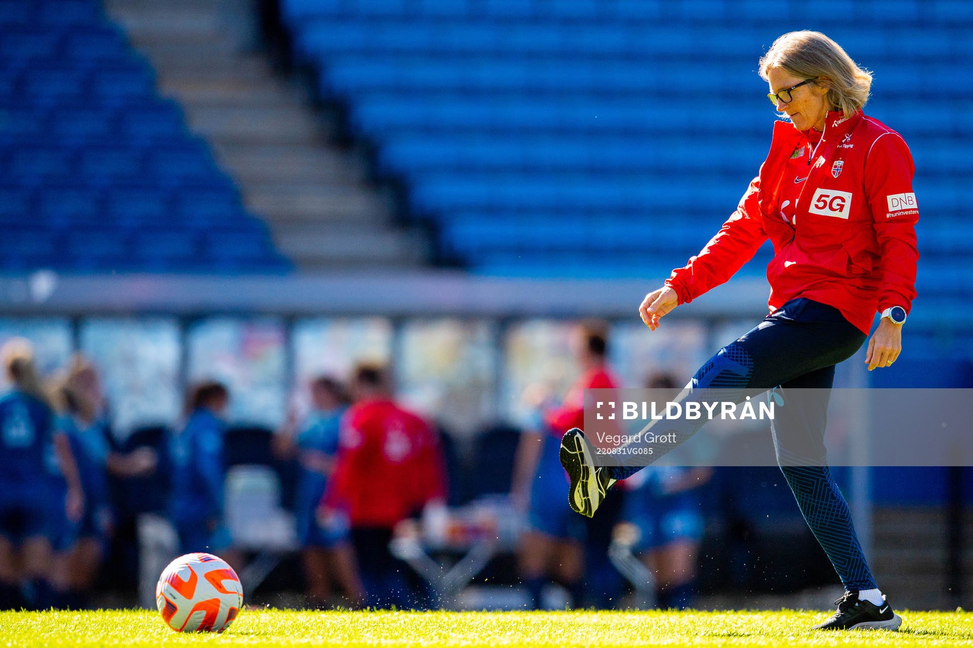 Hege Riise, head coach of the Norwegian women's national