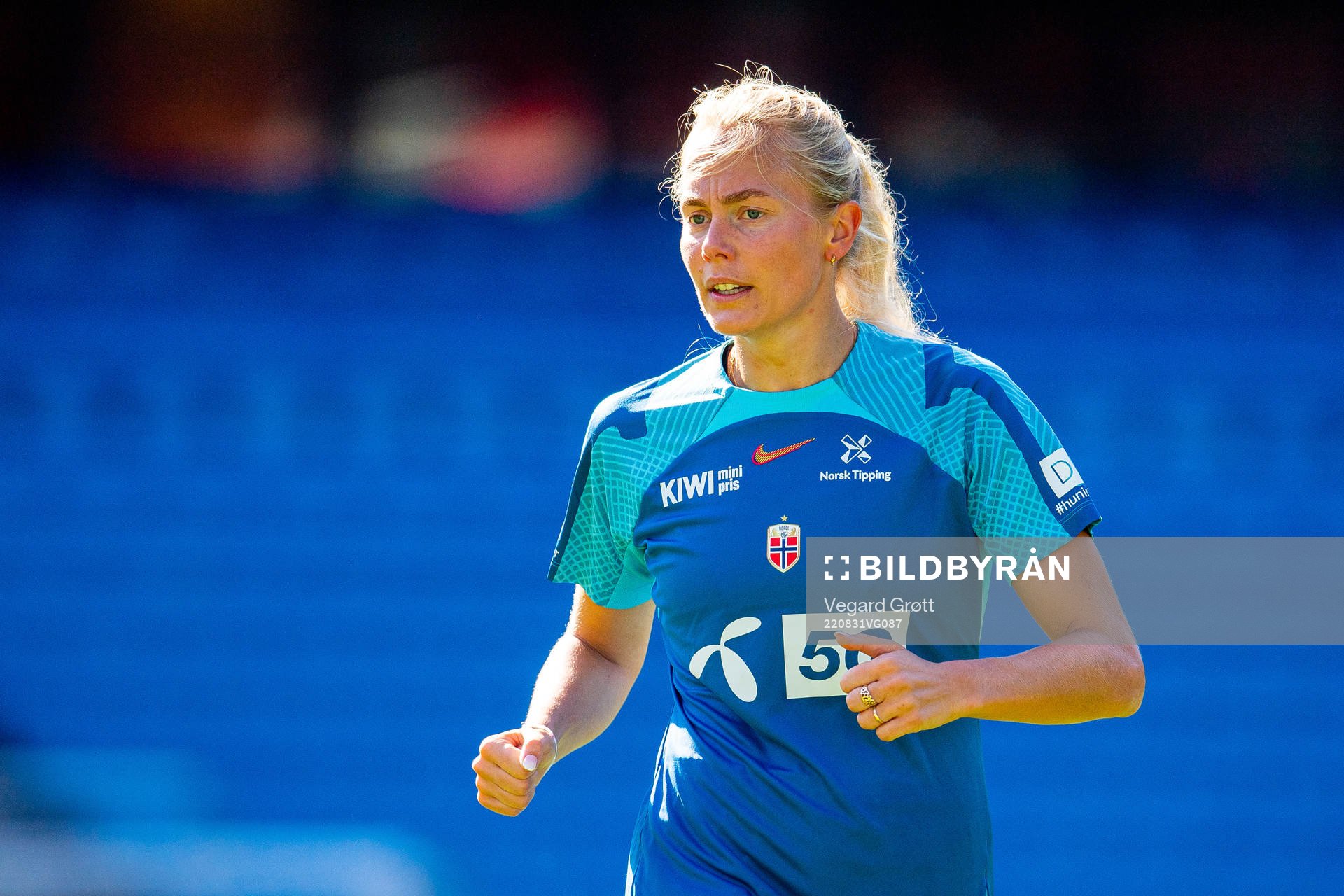 Guro Bergsvand of the Norwegian women's national football
