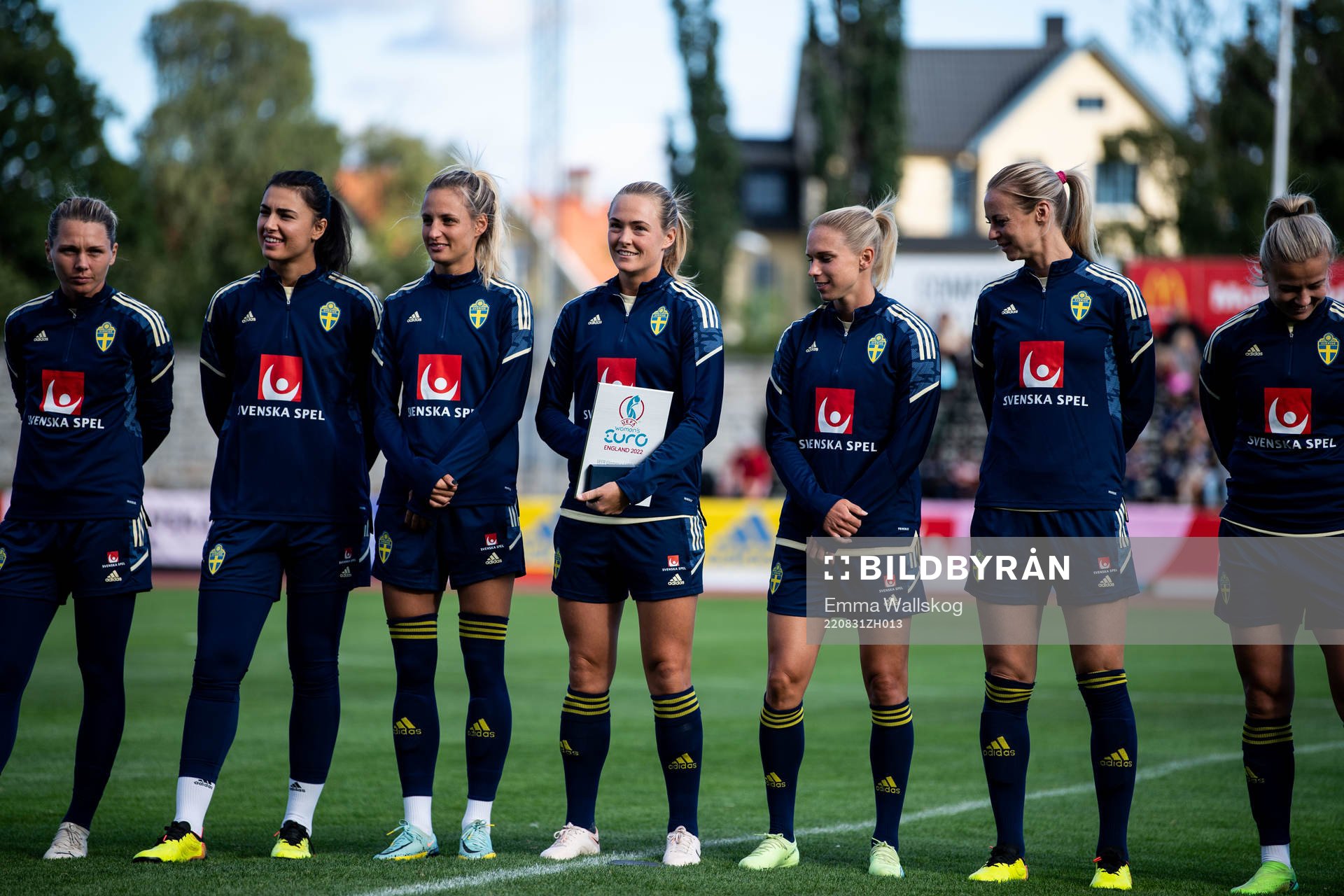 Goalkeeper Jennifer Falk, goalkeeper Zecira Musovic,