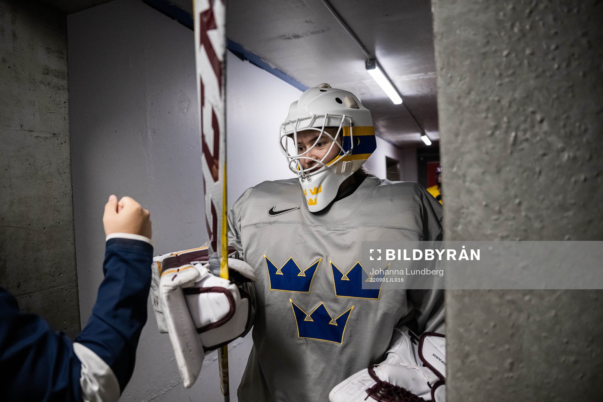 goaltender Emma Söderberg of Sweden