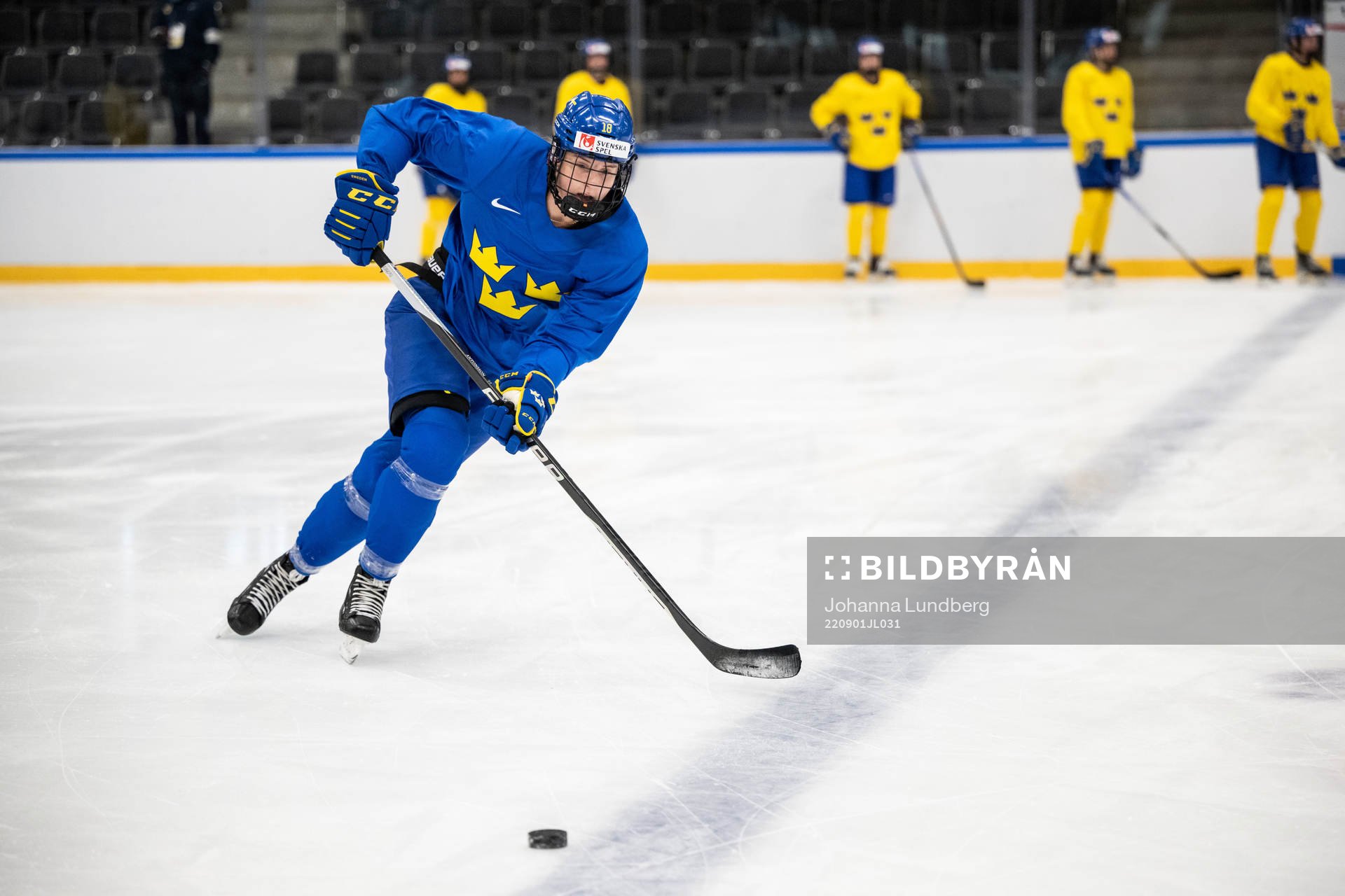 Jenny Antonsson of Sweden at a practice session