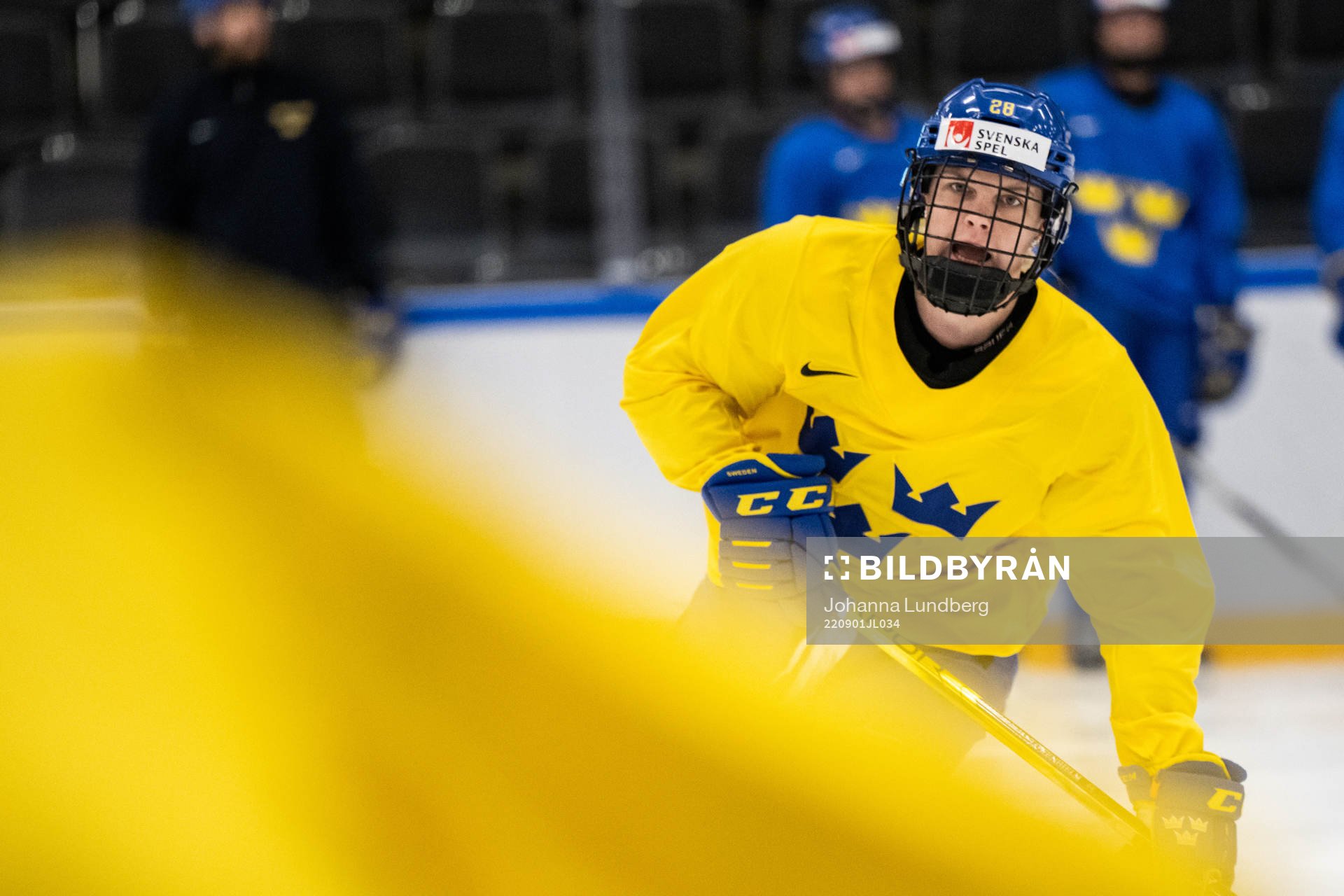 Michelle Löwenhielm of Sweden at a practice session